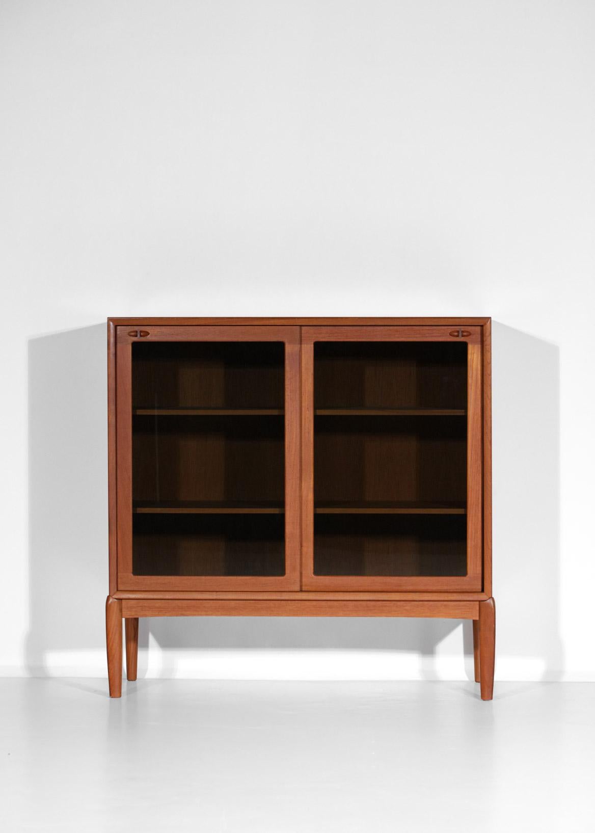 Scandinavian Teak Showcase from the 60's by HW Klein Edited by Bramin For Sale 6