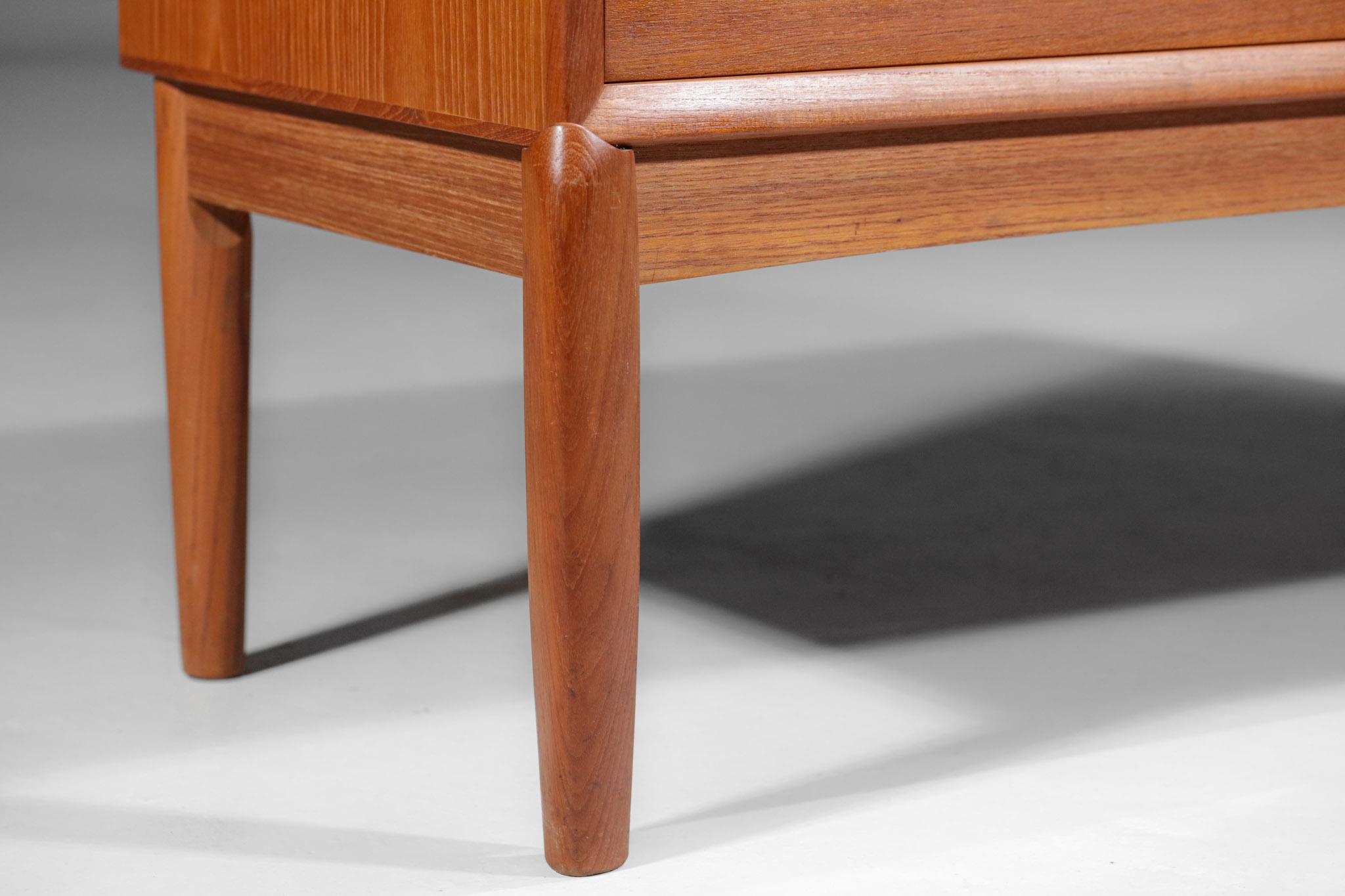 Mid-20th Century Scandinavian Teak Showcase from the 60's by HW Klein Edited by Bramin For Sale