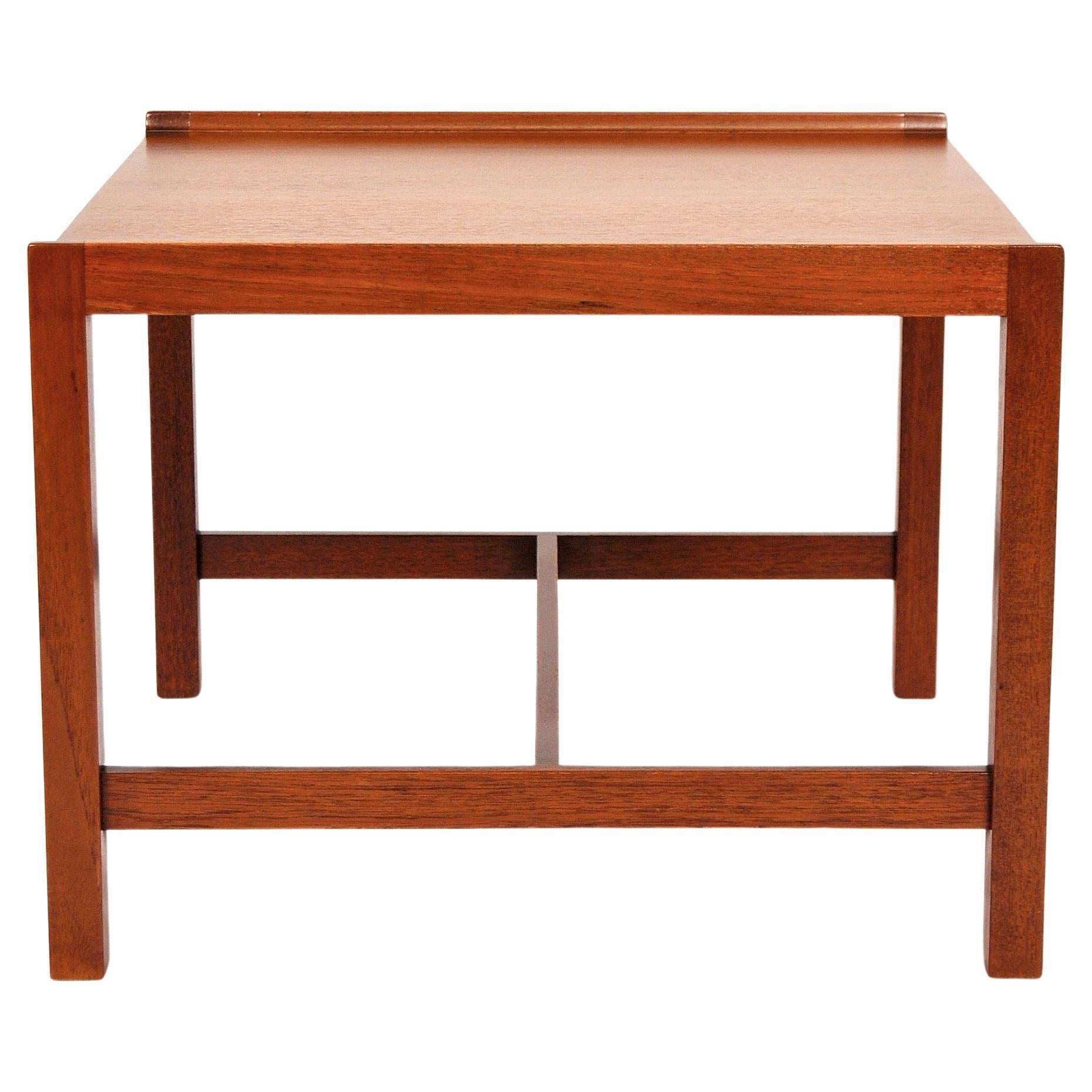 20th Century Scandinavian Teak Side Table or Bench by Brode Blindheim For Sale