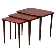 Scandinavian Teak Side Tables by Poul Jensen for Selig