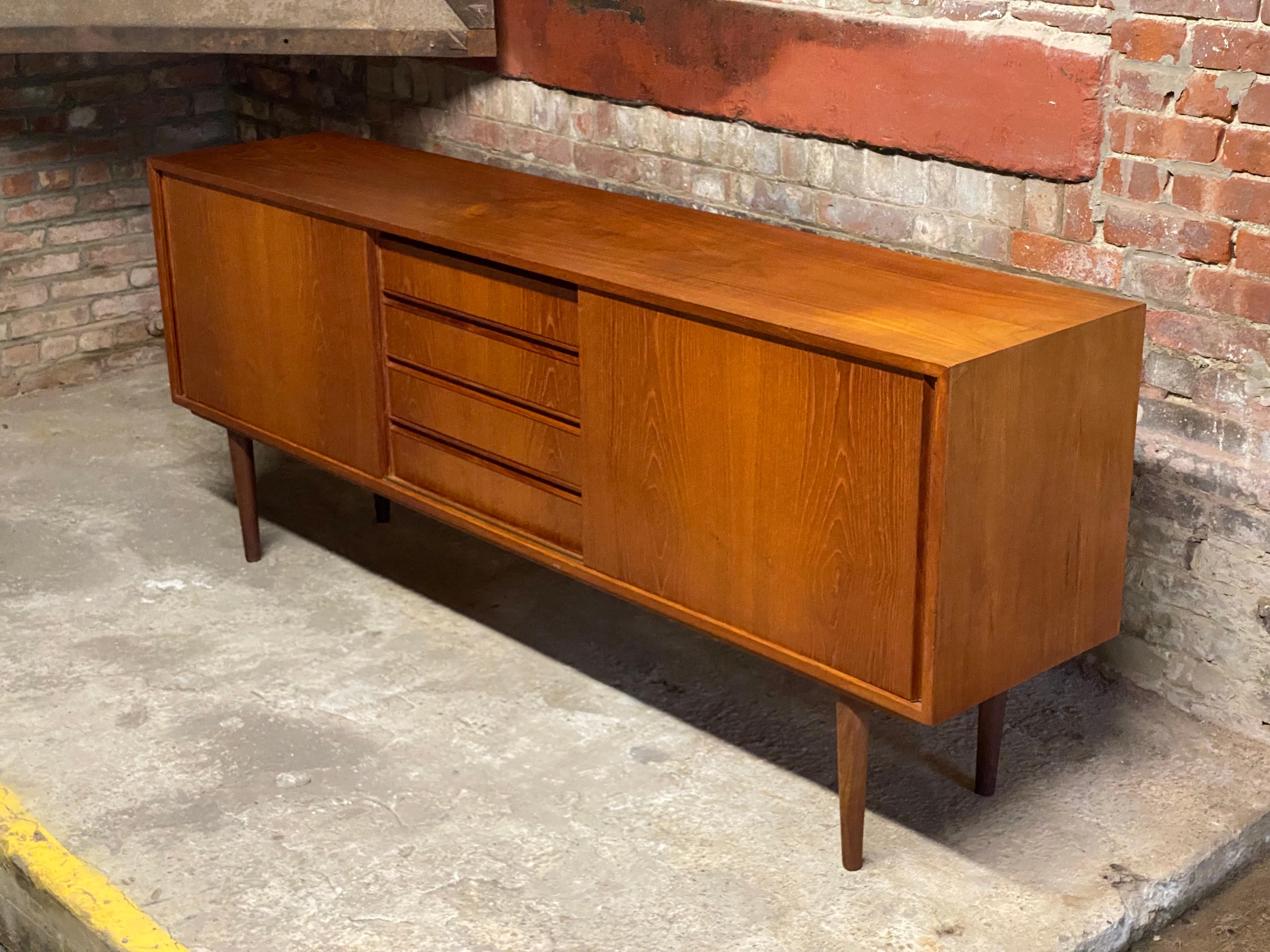 Veneer Scandinavian Teak Sideboard