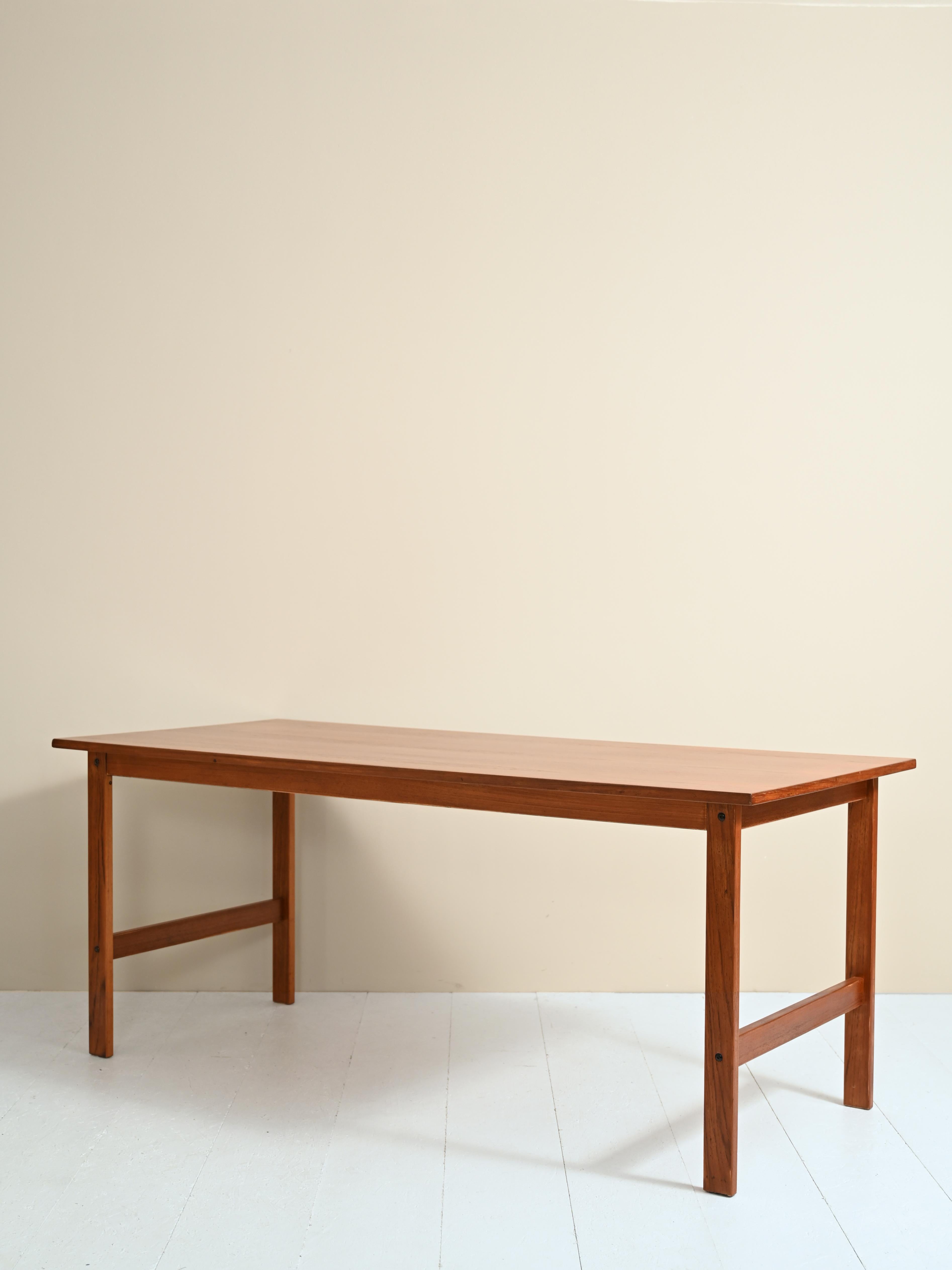 Scandinavian teak table/desk 1