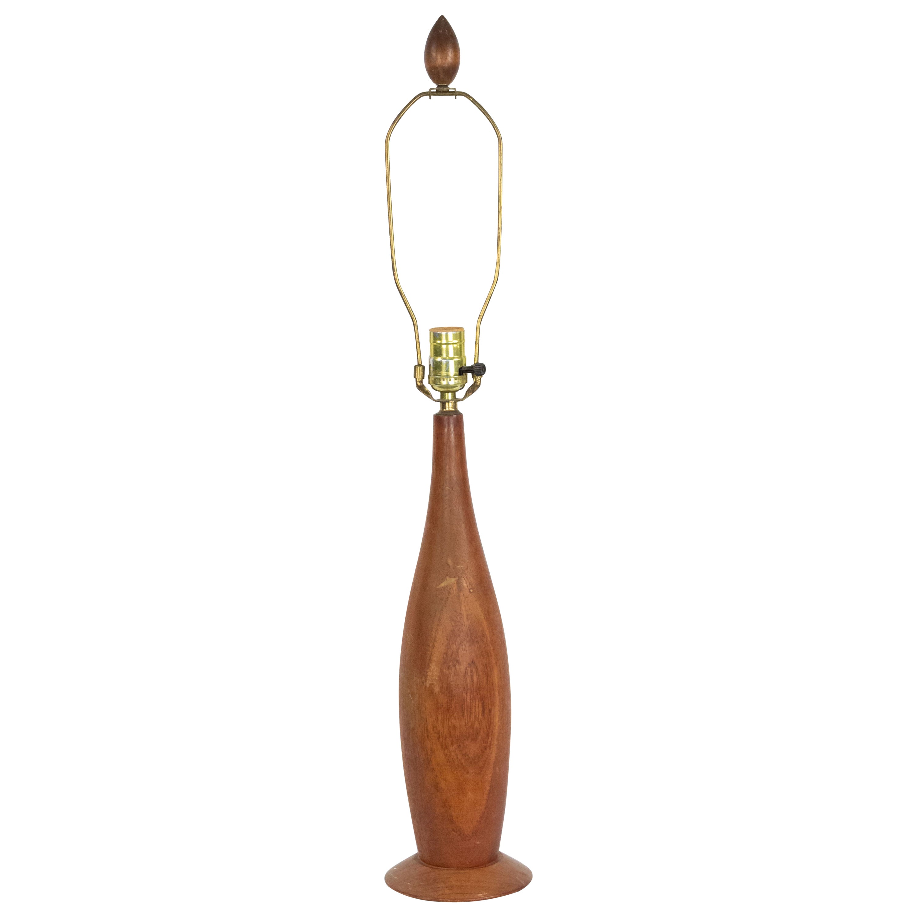 Lampada da tavolo scandinava in teak in vendita