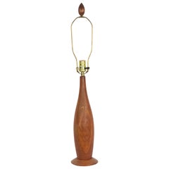 Lámpara de mesa escandinava de teca