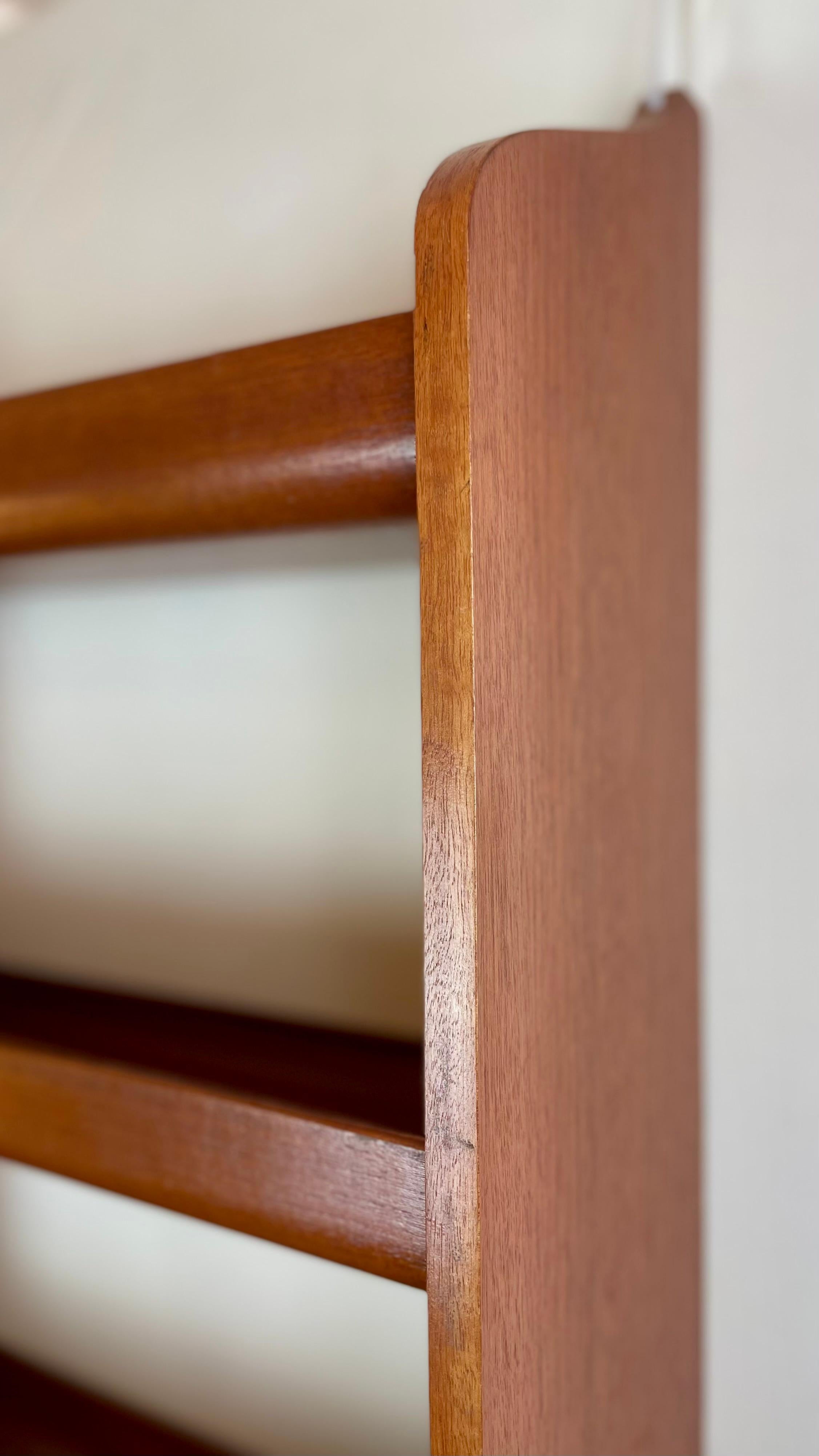 Mid-20th Century Scandinavian Teak Wall Shelf , 1960s For Sale