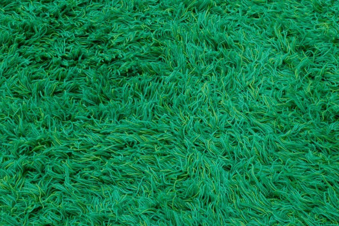 Designer tessile scandinavo.
Tappeto Rya in puro cotone.
Toni verdi.
1970s.
Condizioni perfette.
Dimensioni: 204 cm x 170 cm.