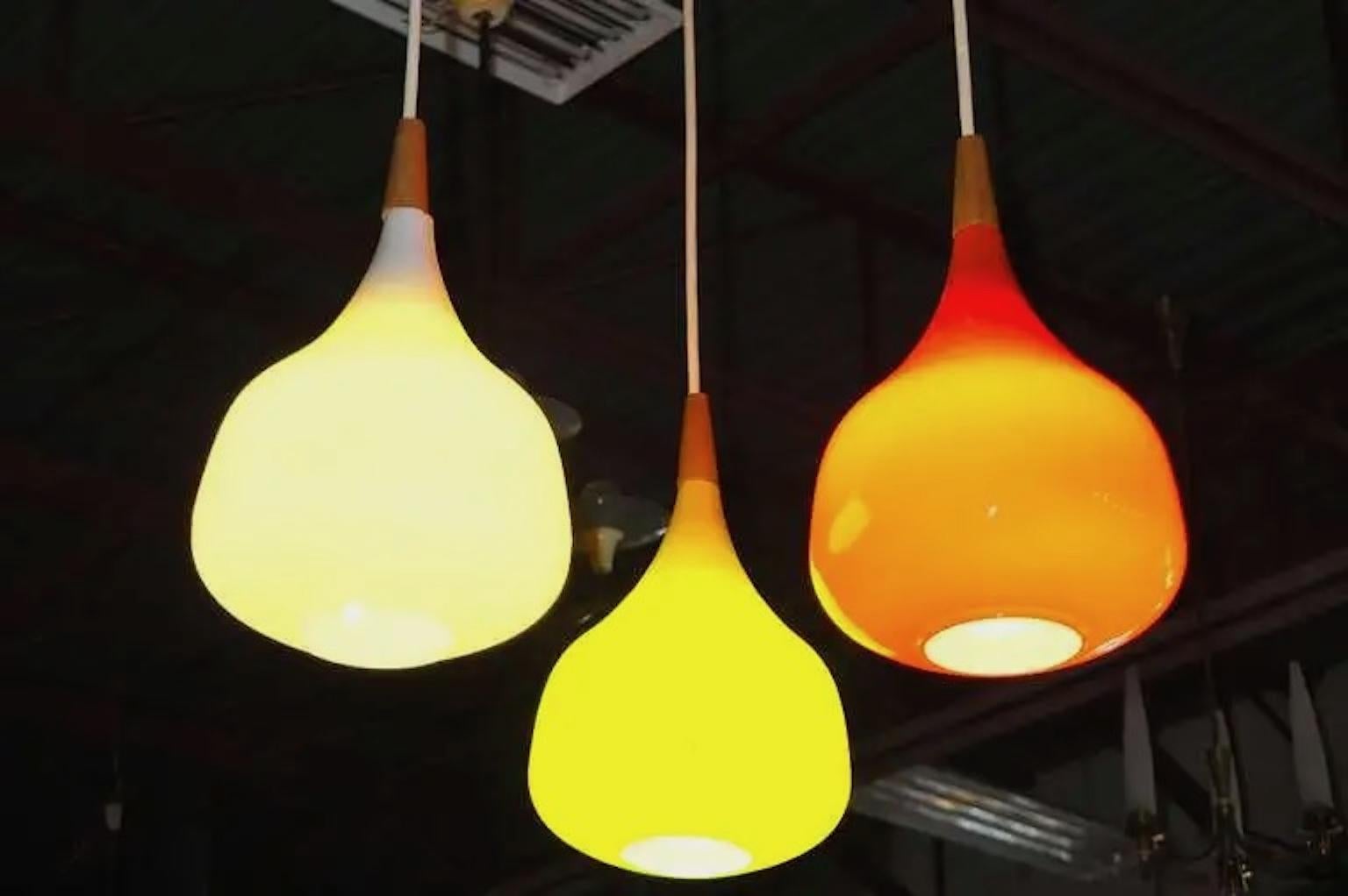 Scandinavian Three Globe Pendant by Progress Lighting For Sale 10