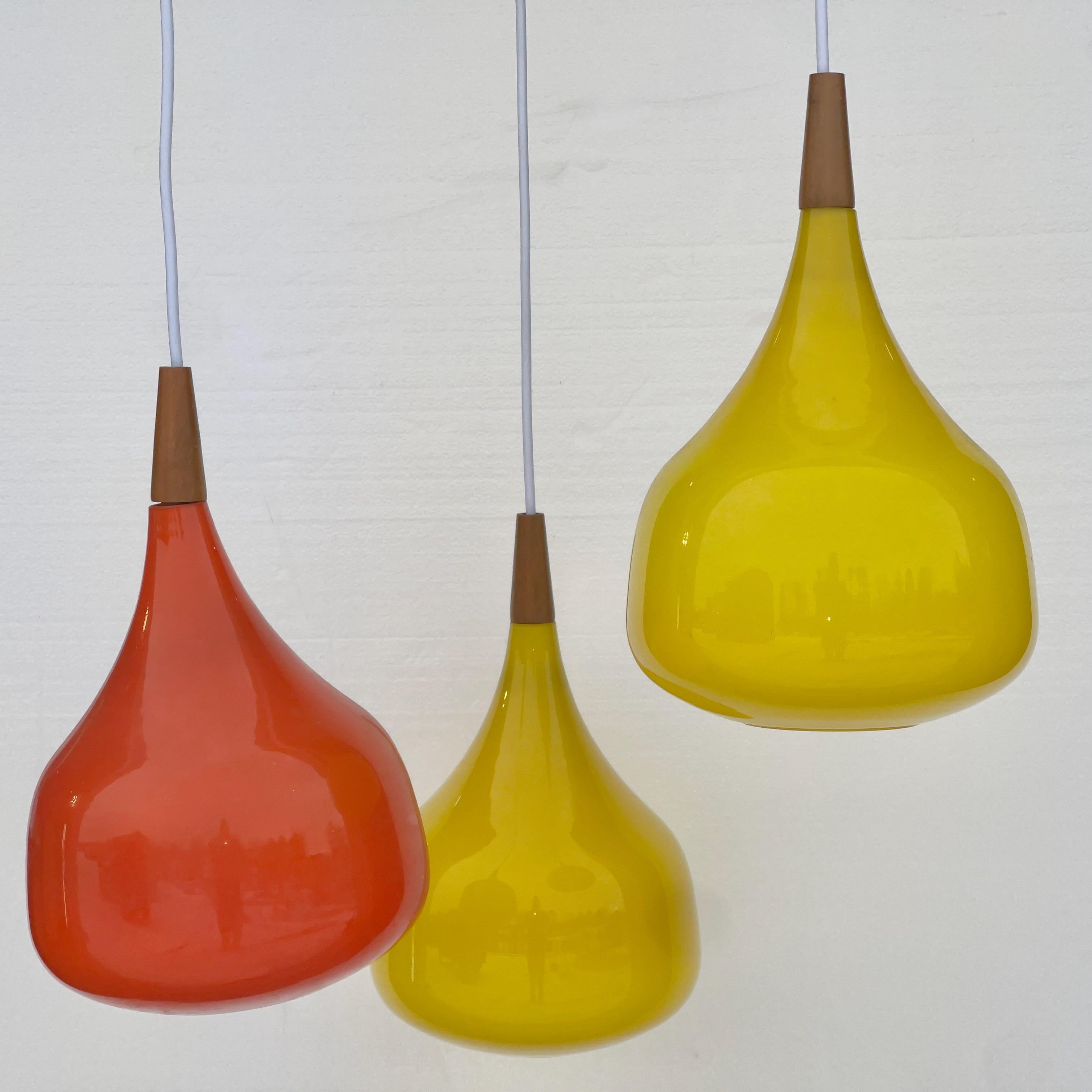 Scandinavian Three Globe Pendant by Progress Lighting For Sale 1