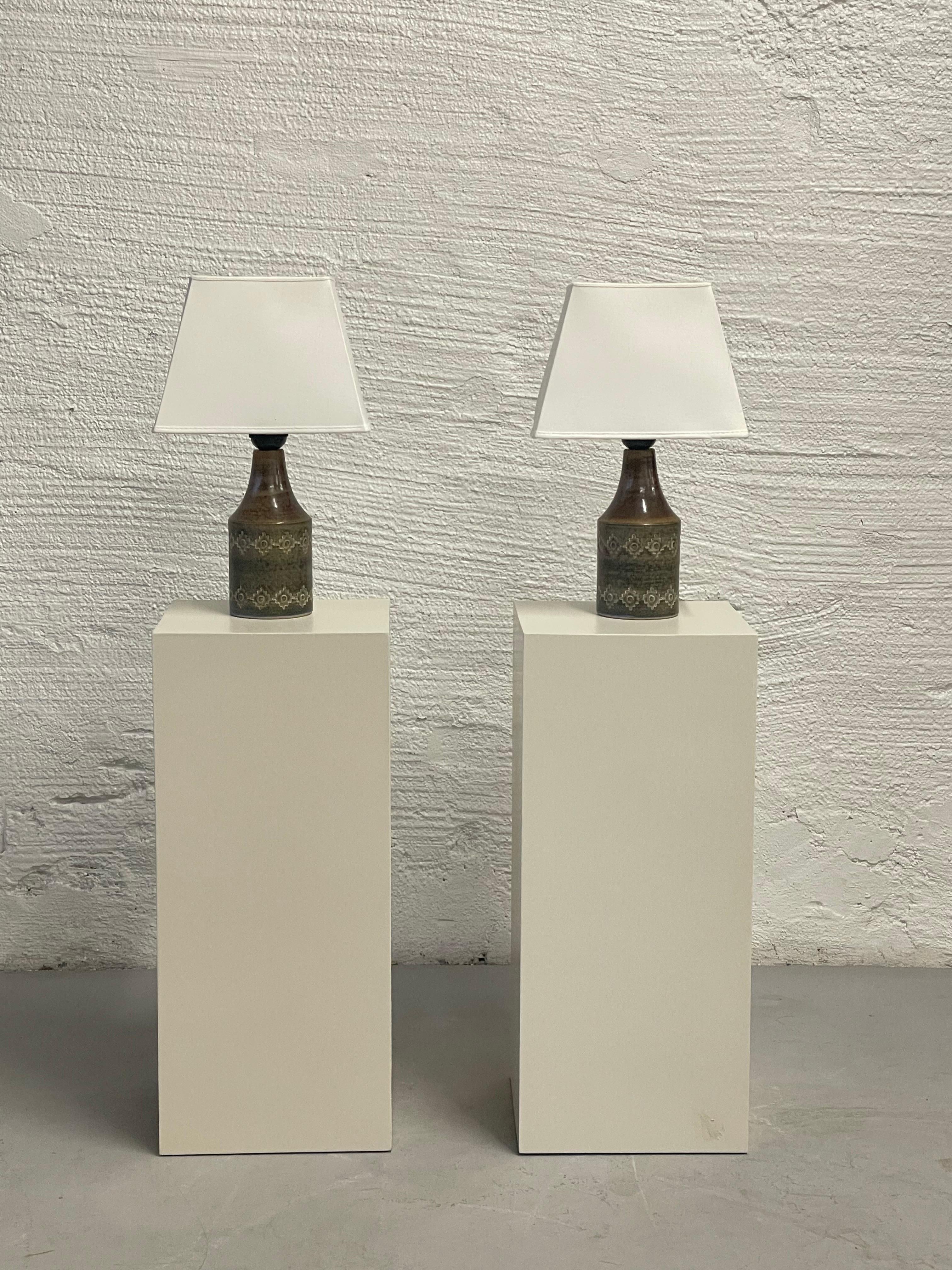 Lampade da tavolo scandinave, Ulla Winblad per Alingsås Keramik, Svezia 1960 2