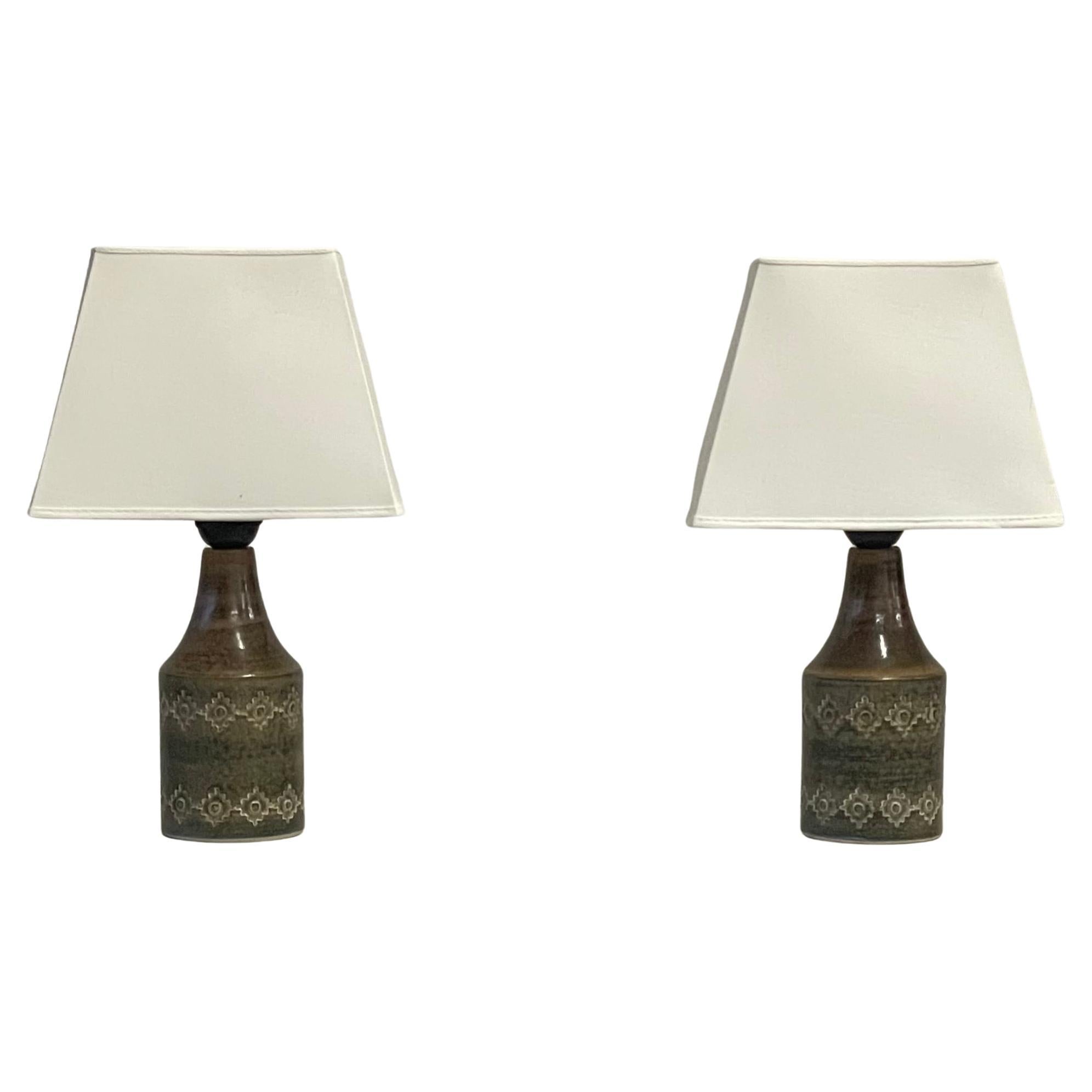 Lampade da tavolo scandinave, Ulla Winblad per Alingsås Keramik, Svezia 1960