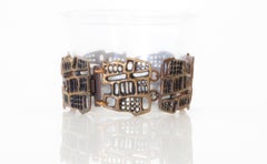 Scandinavian Unn Tanger 1970 Modernist Bracelet