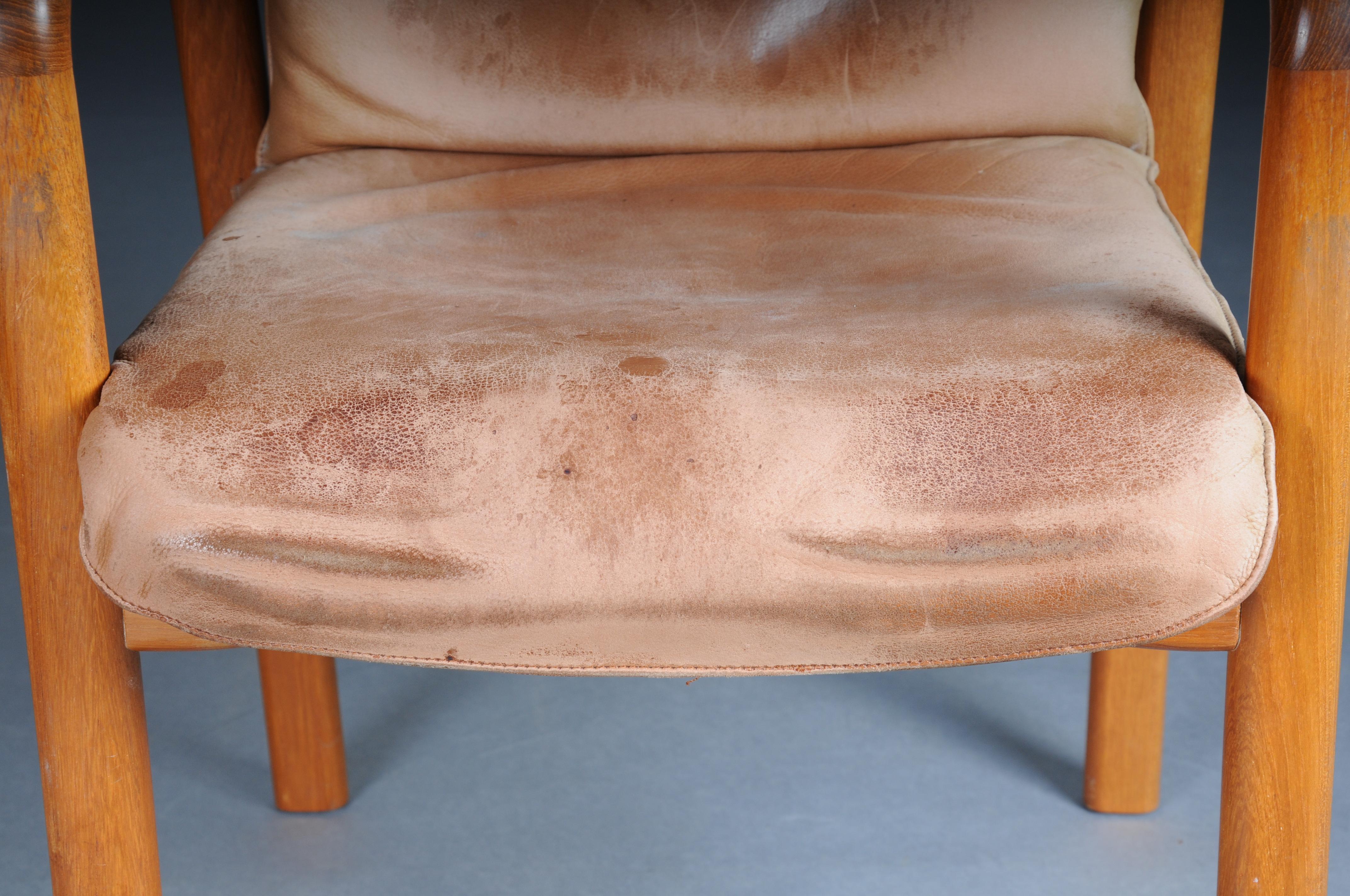 Sillón vintage escandinavo, teca años 70/80 en venta 9