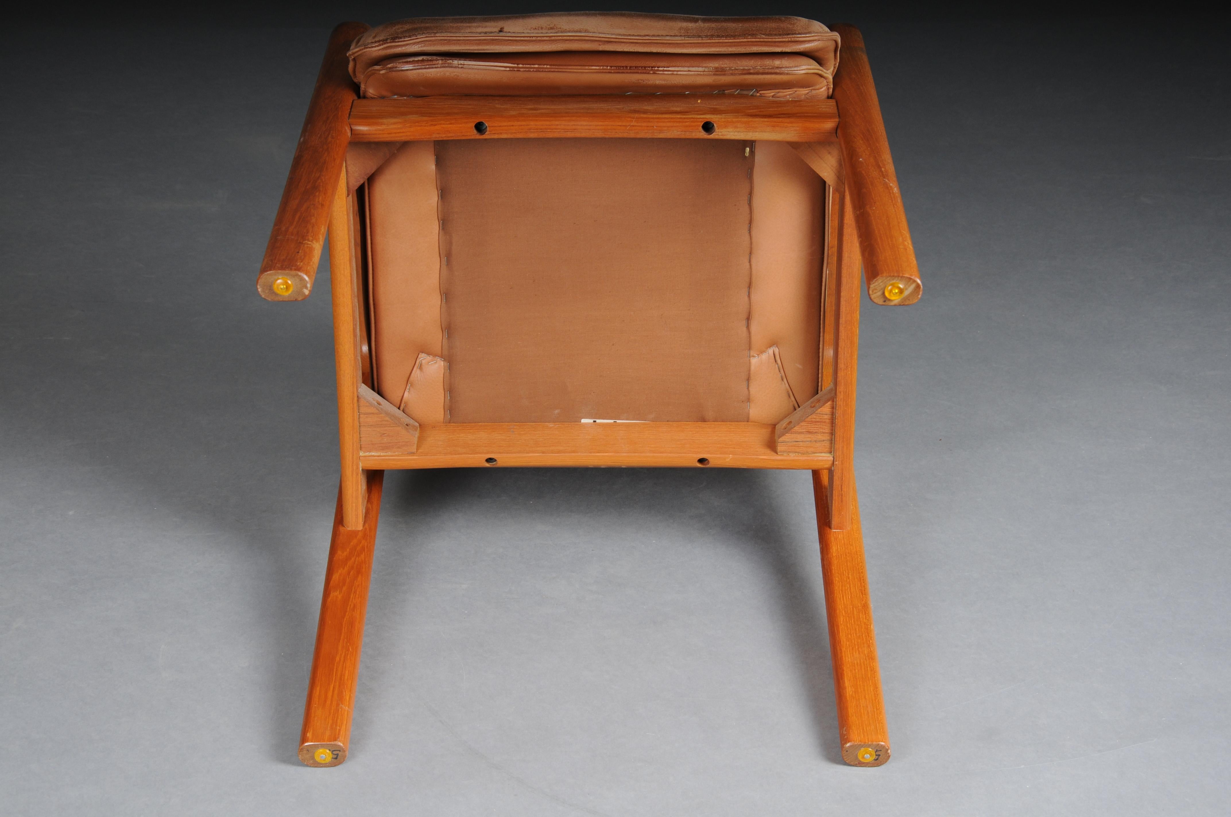 Sillón vintage escandinavo, teca años 70/80 en venta 10