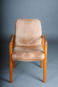 Scandinavian vintage armchair, teak 70s/80s