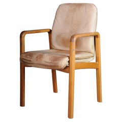 Scandinavian vintage armchair, teak 70s/80s