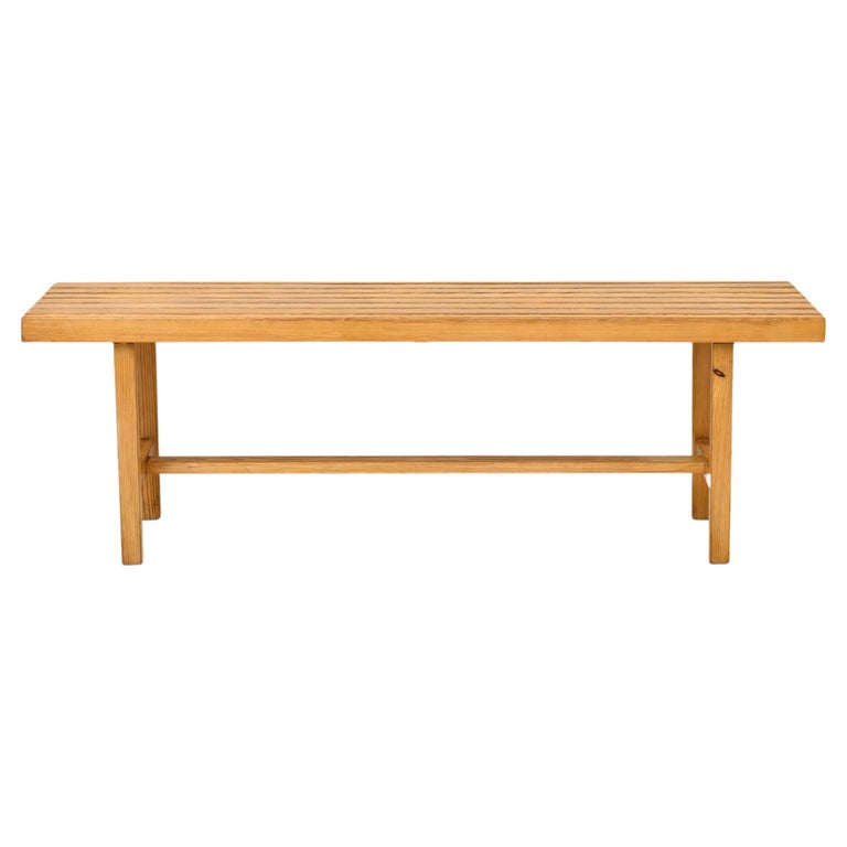 Scandinavian Vintage Bench For Sale at 1stDibs