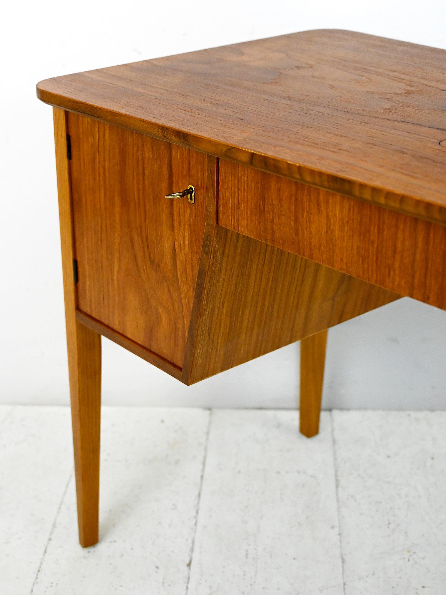 Teak Scandinavian Vintage Desk