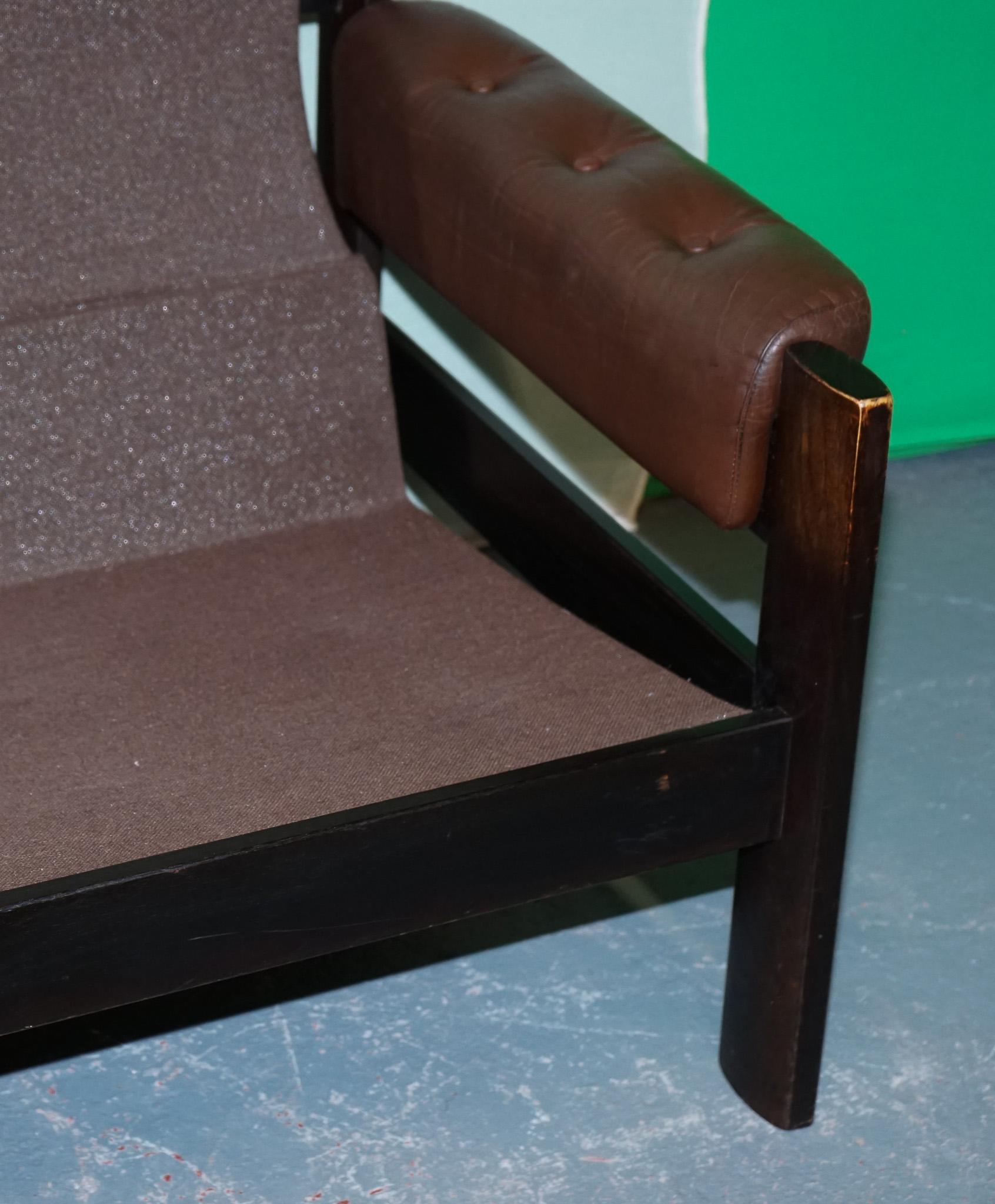 SCANDINAVIAN ViNTAGE EKORNES STRESSLESS THREE SEATER SOFA For Sale 12