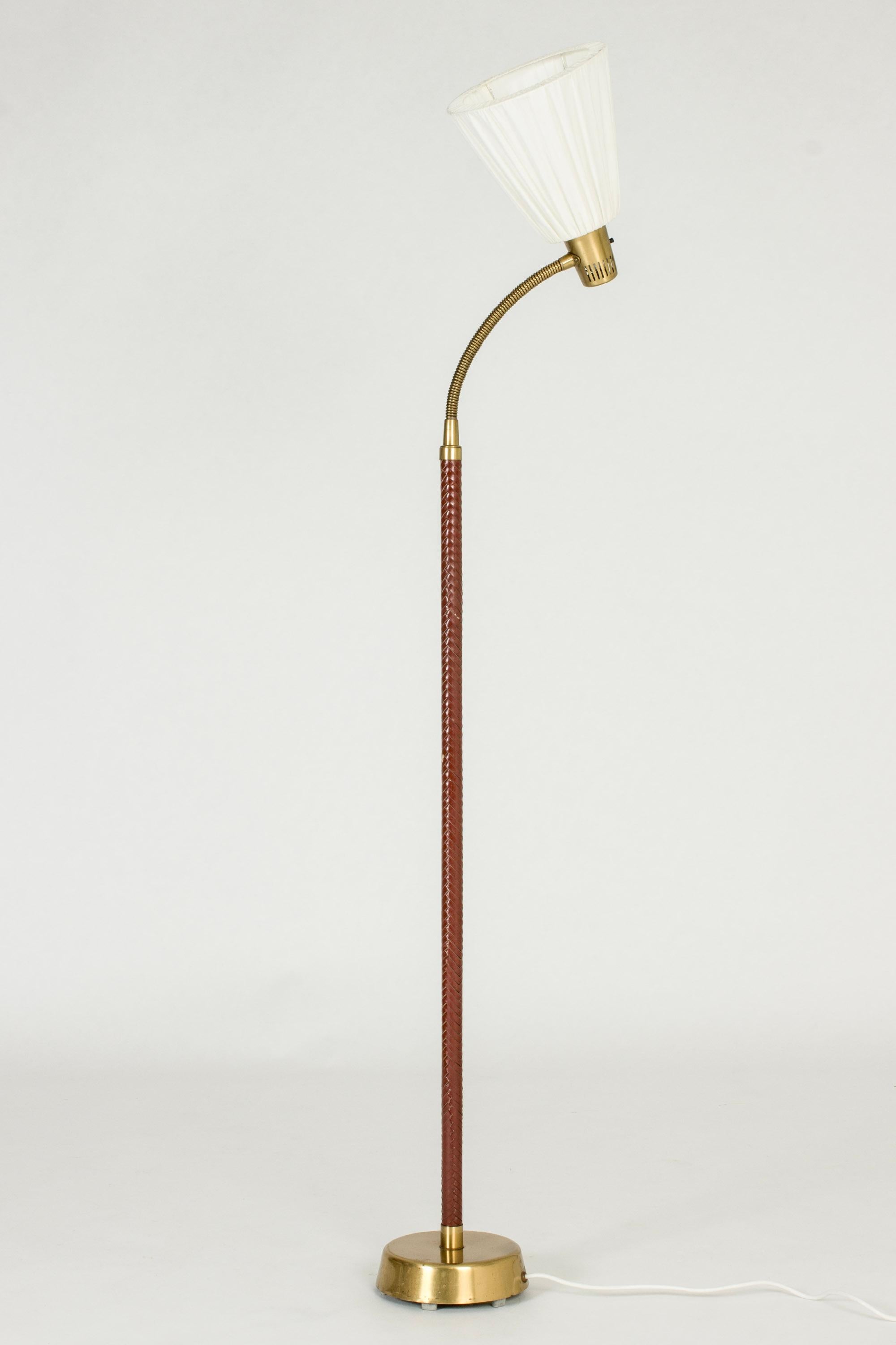 Skandinavische Vintage-Stehlampe von Hans Bergström, Ateljé Lyktan, Schweden, 1950er Jahre (Skandinavische Moderne) im Angebot
