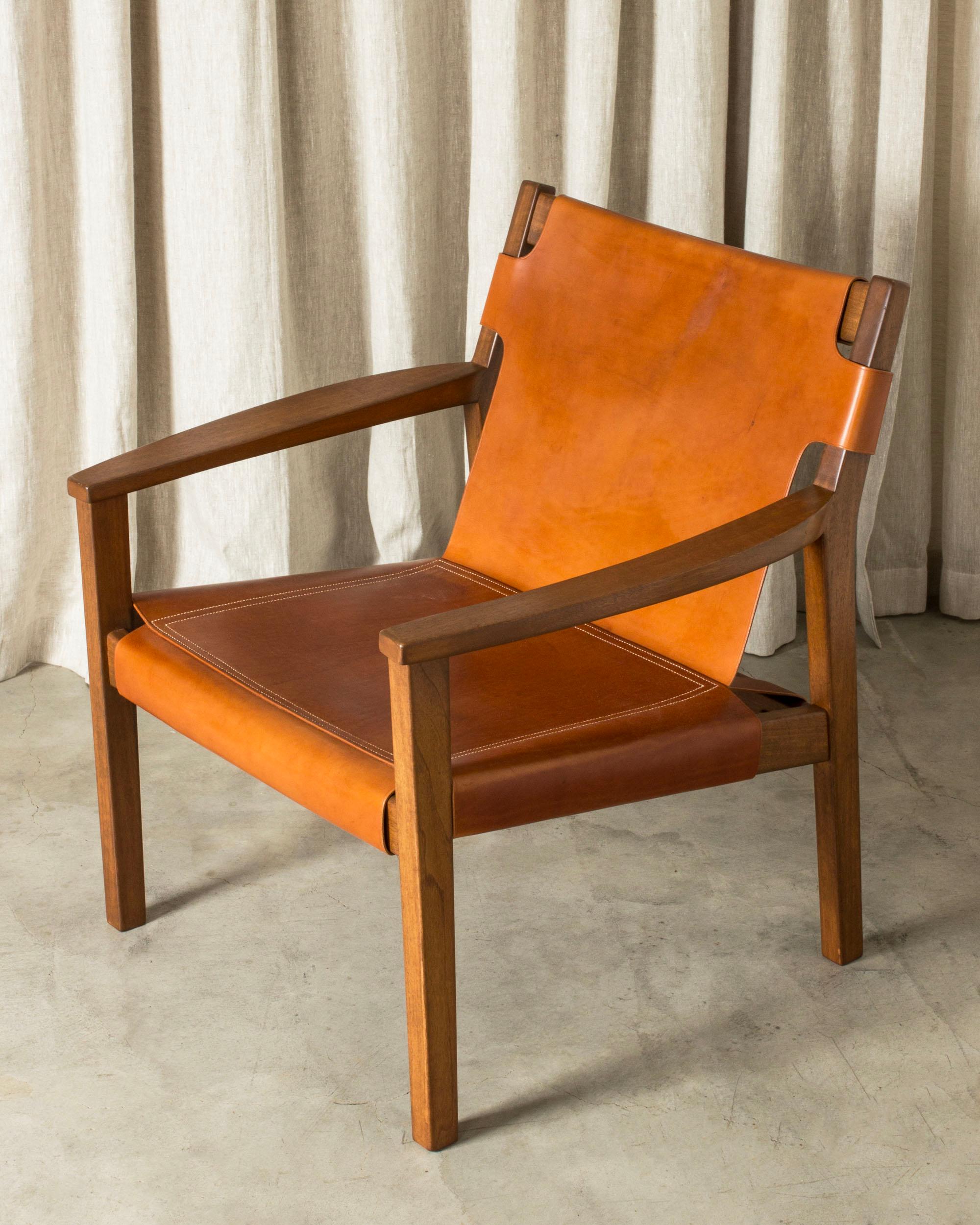Milieu du XXe siècle Scandinavian Vintage Lounge Chairs by Carl-Axel Acking, Sweden, 1950s en vente