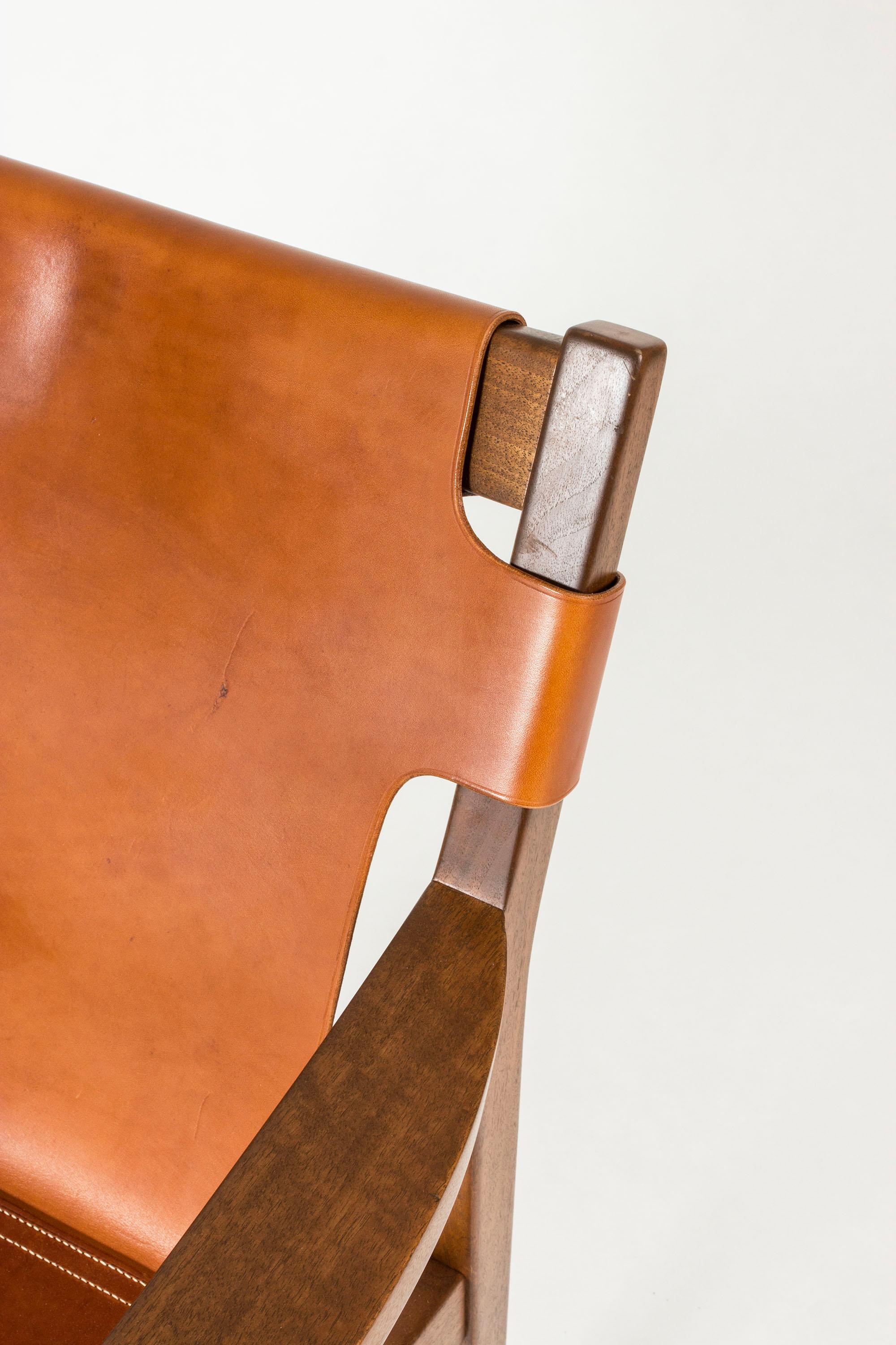 Acajou Scandinavian Vintage Lounge Chairs by Carl-Axel Acking, Sweden, 1950s en vente