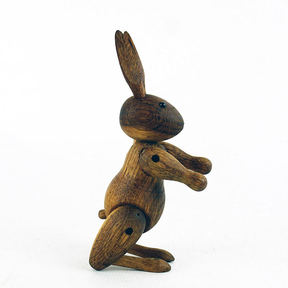 Mid-20th Century Scandinavian Vintage Oak Rabbit by Kay Bojesen Denmark For Sale