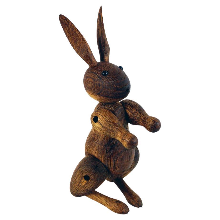Scandinavian Vintage Oak Rabbit by Kay Bojesen Denmark For Sale