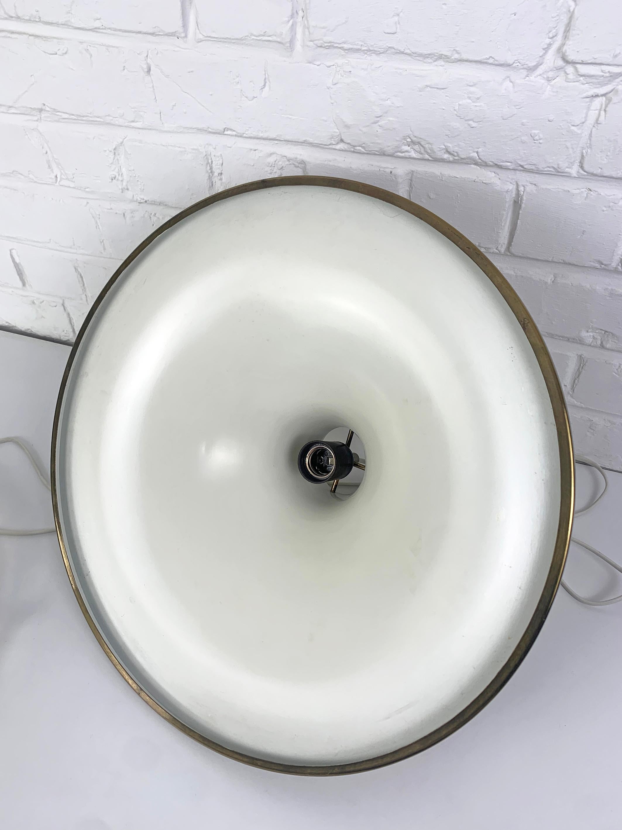 Lampada a sospensione vintage scandinava in ottone di Rex Lennart per Ikea, 1972 in vendita 6