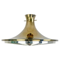 Scandinavian Vintage Pendant lamp in Brass by Rex Lennart for Ikea, 1972