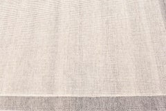 Scandinavian Vintage Striped Gray With Steel Blue Flatweave Carpet