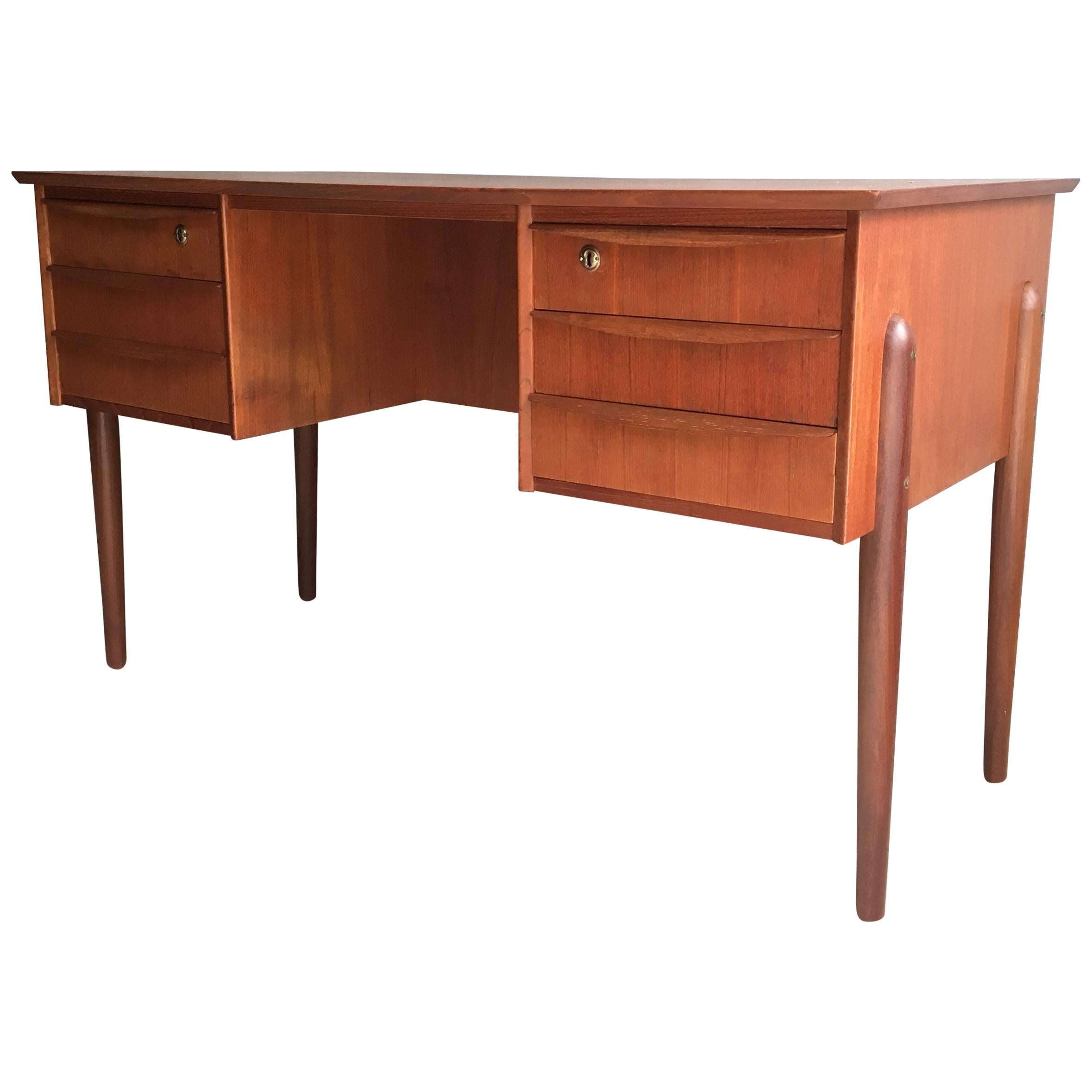 Scandinavian Vintage Teak Desk