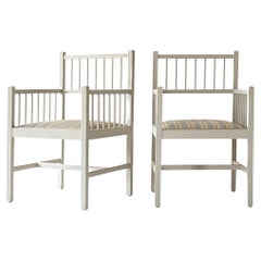 Scandinavian Retro white chairs