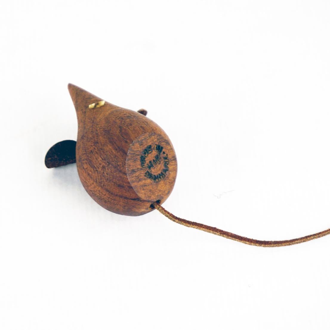 Mid-20th Century Scandinavian Vintage Wooden Mouse by H F Denmark For Sale