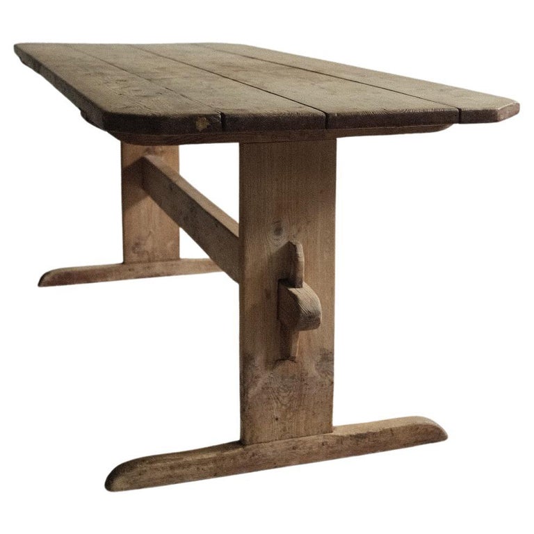Scandinavian Pinewood Dining Table, 1800s, offered by Bruksmann