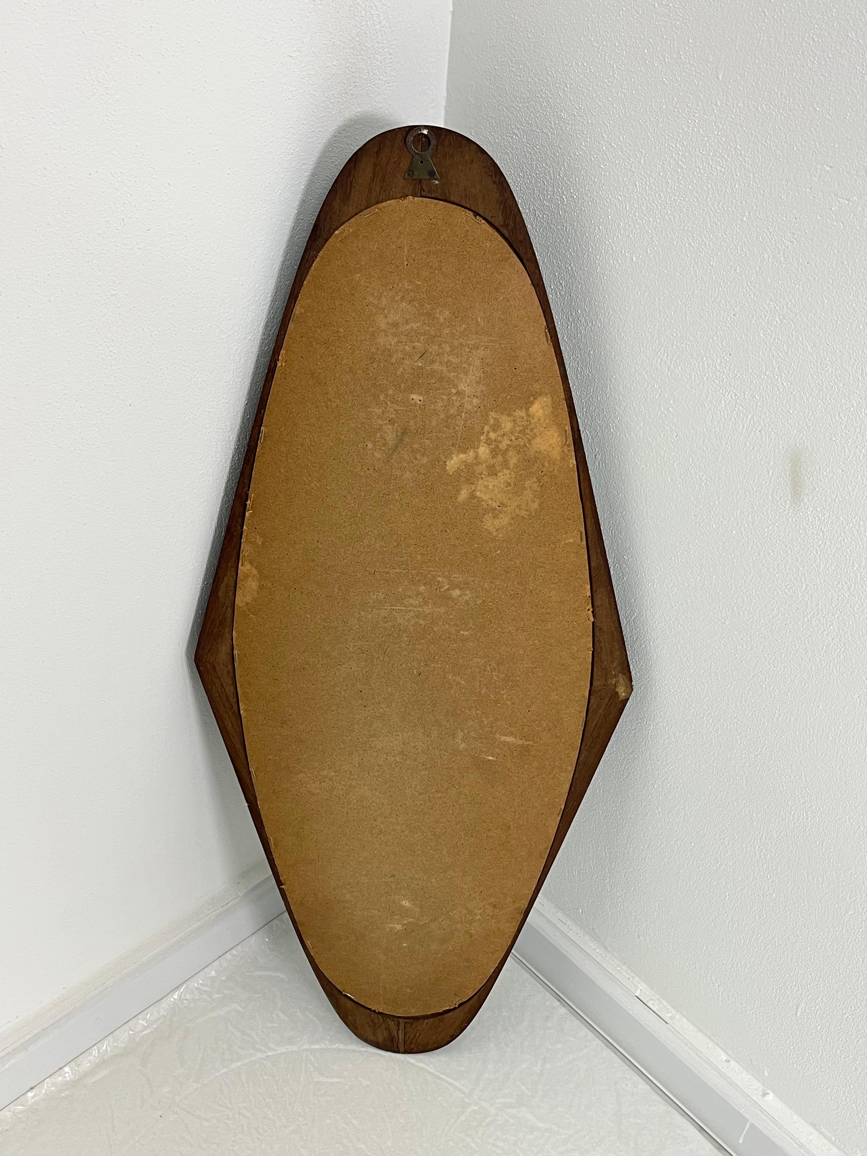 Scandinavian Wall Mirror, 1960s For Sale 2