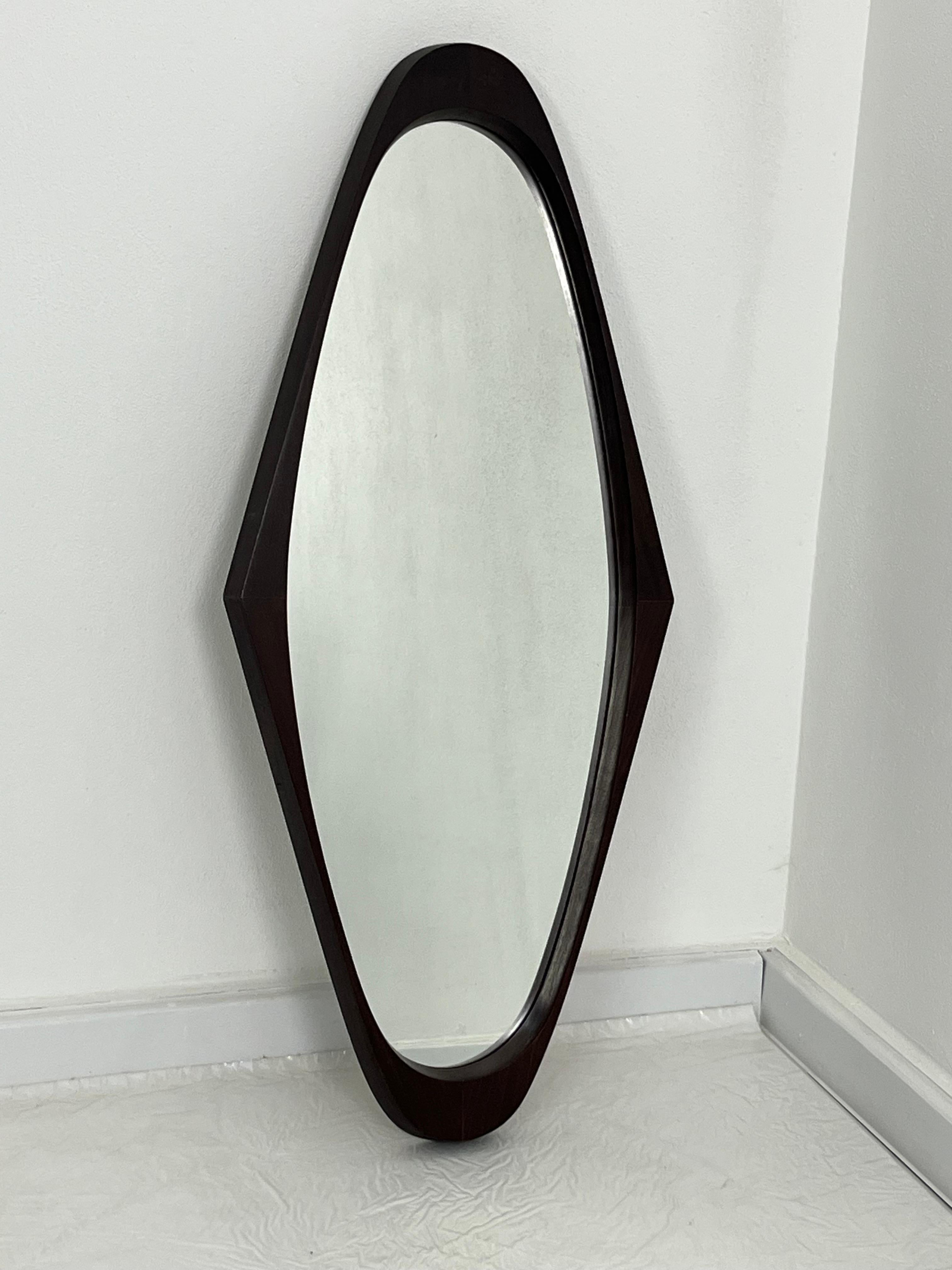 Scandinavian Wall Mirror, 1960s For Sale 4