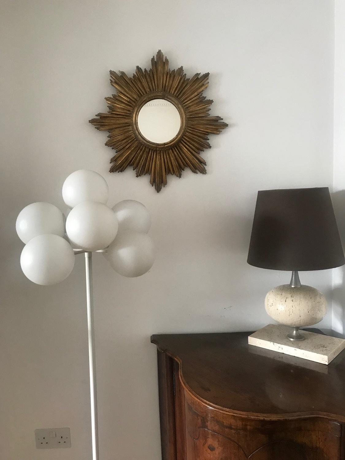 Scandinavian White Floor Lamp, 1970s In Fair Condition In London, GB