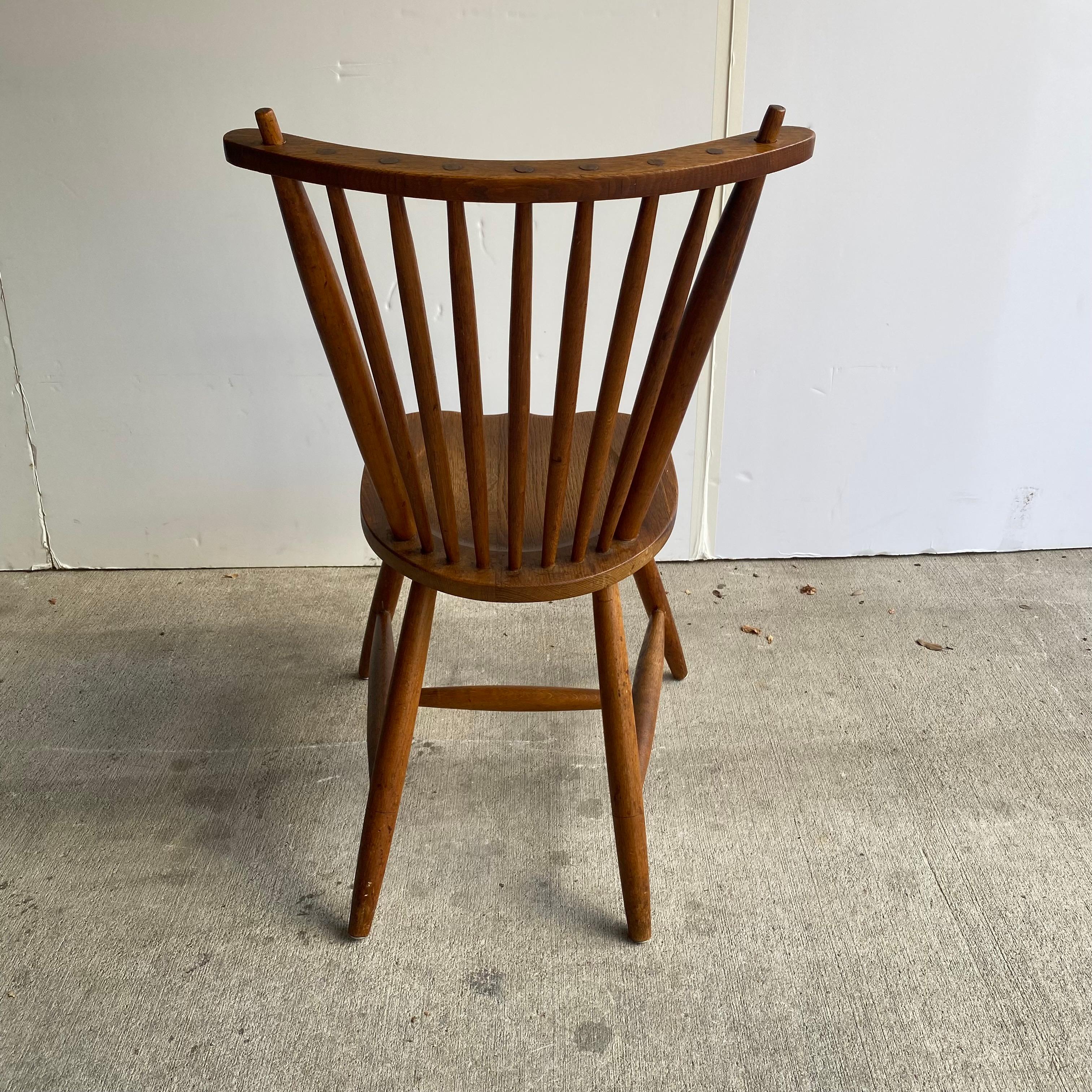 Scandinavian Modern Scandinavian Windsor Chair, Denmark, 1950's
