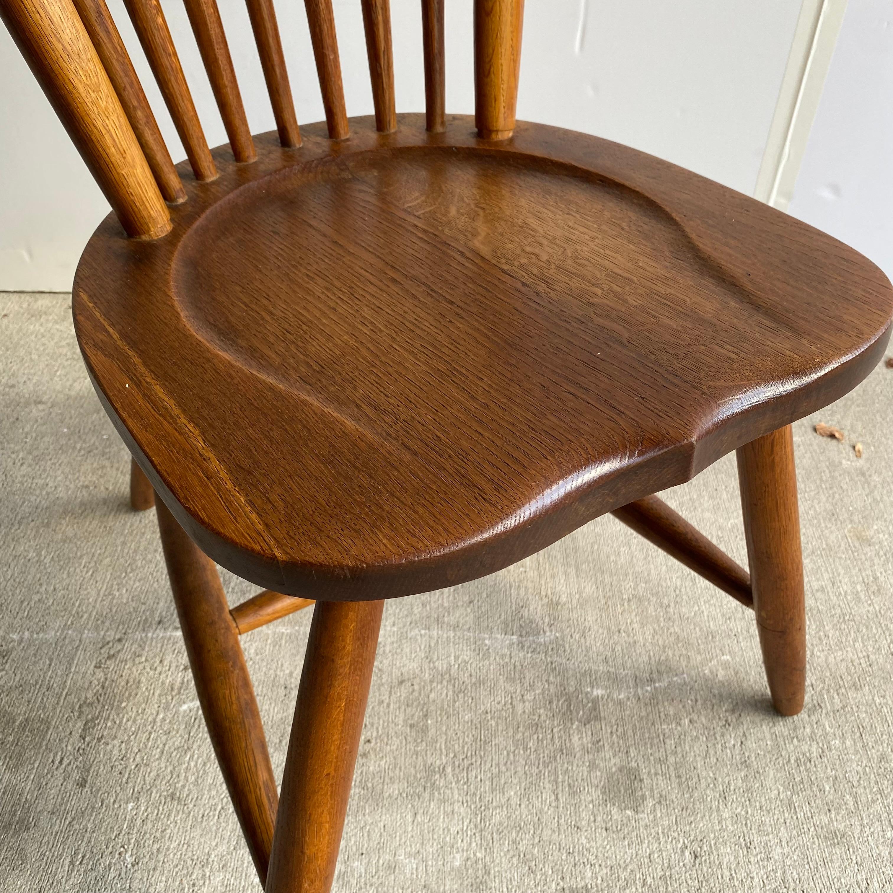 Mid-20th Century Scandinavian Windsor Chair, Denmark, 1950's