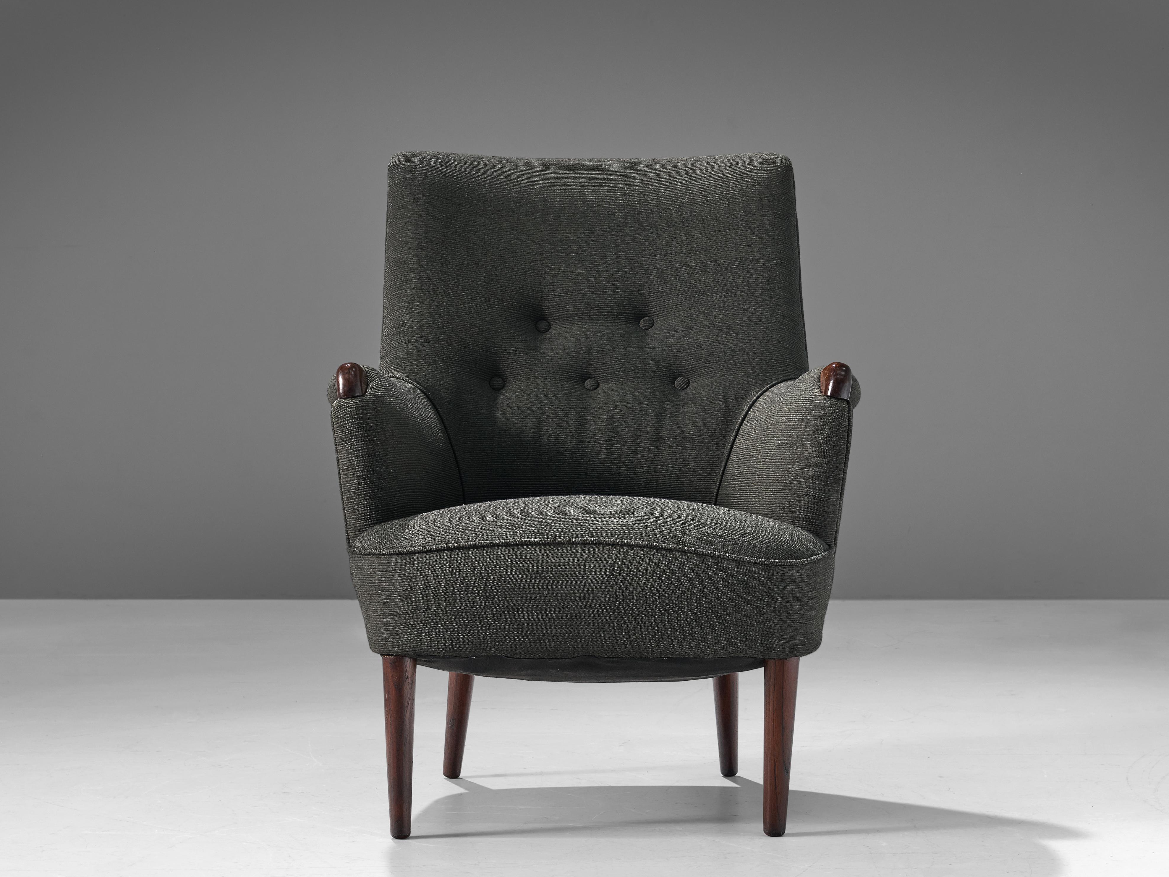 scandinavian wingback chair