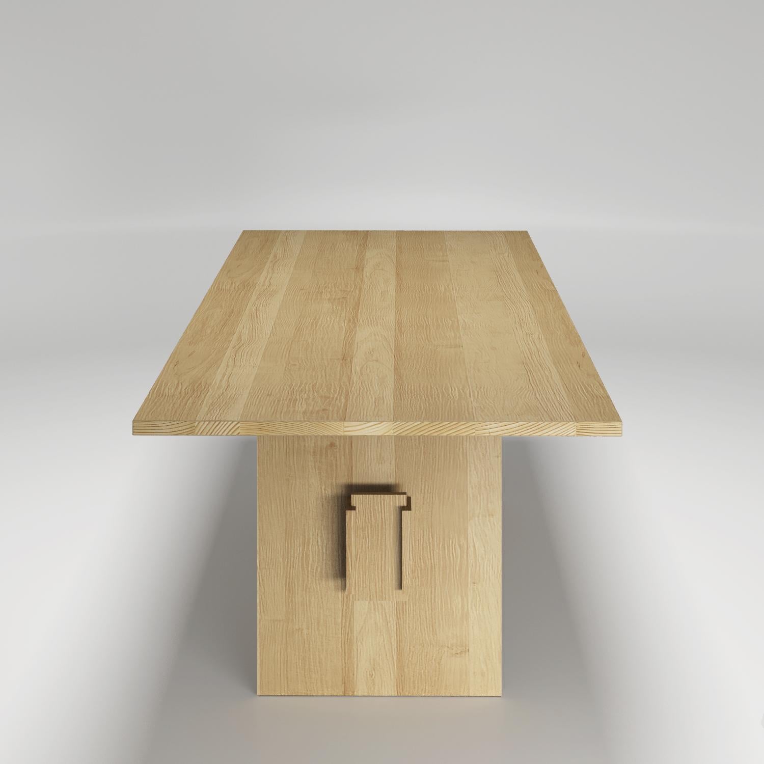 Scandinavian Modern Scandinavian Wooden Table 'Jeppe Utzon #2' by Jeppe Utzon x DK3 For Sale