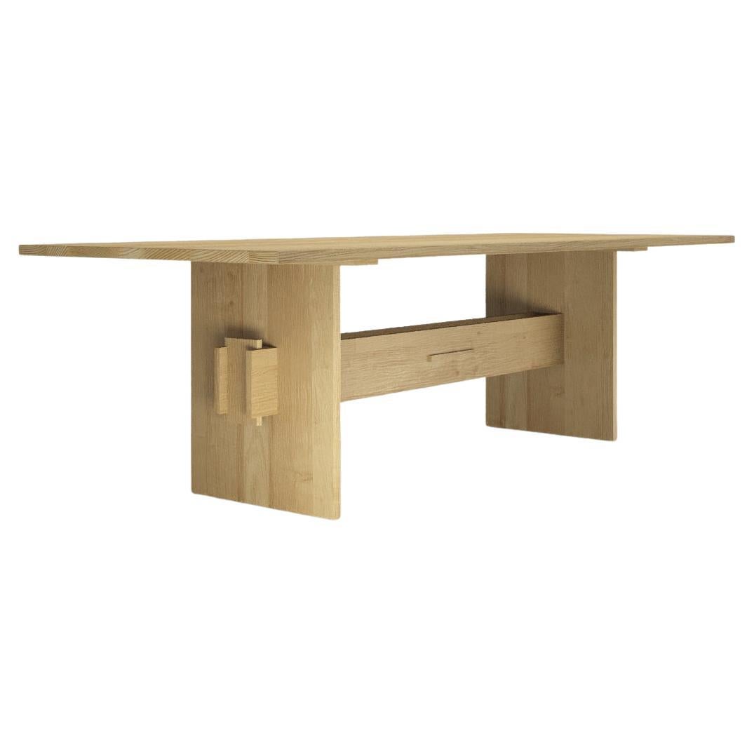 Scandinavian Wooden Table 'Jeppe Utzon #2' by Jeppe Utzon x DK3 For Sale