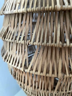 Scandinavian Woven Floor /Tall Table Lamp