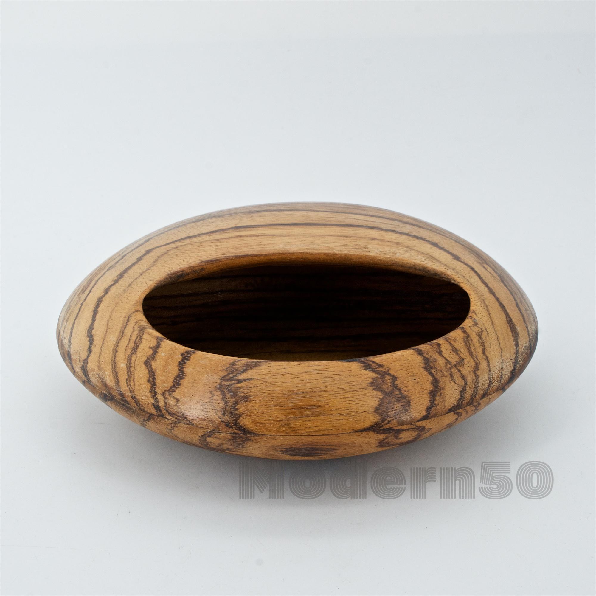 zebra wood bowl