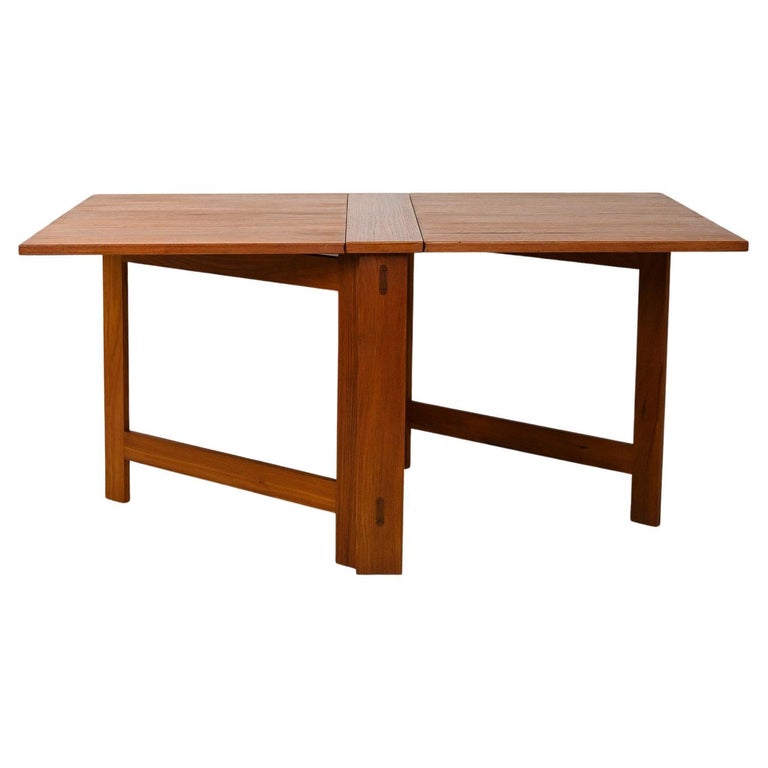 Small Folding Table Teak - 37 For Sale on 1stDibs
