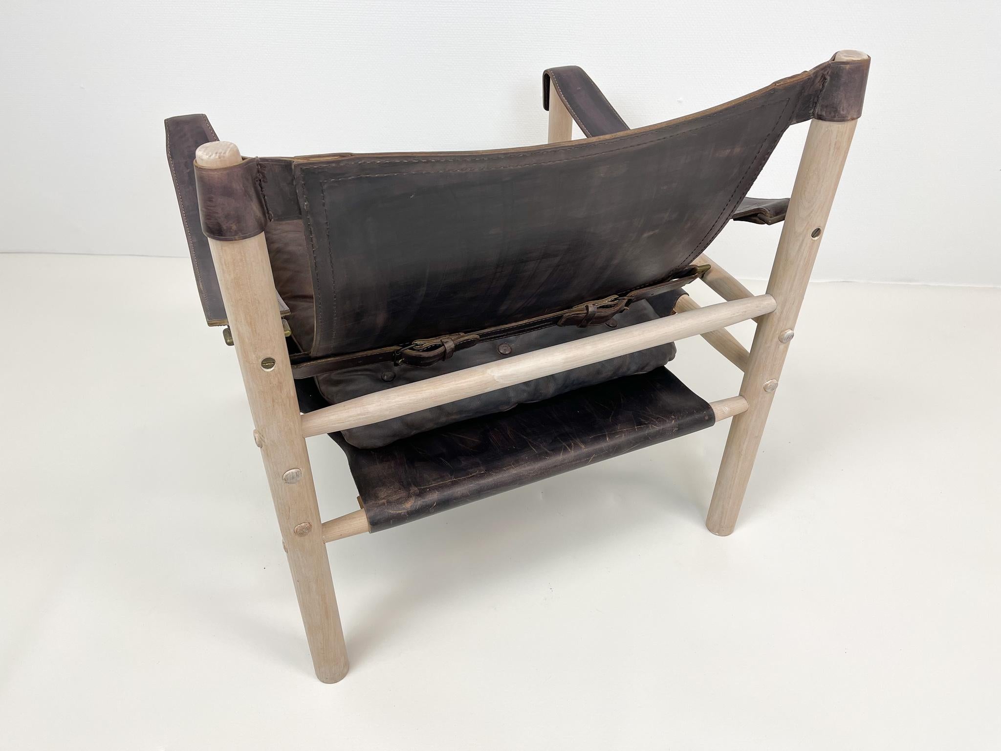 Scandinavien Modern Arne Norell Easy Chair Model Sirocco 1960s 4