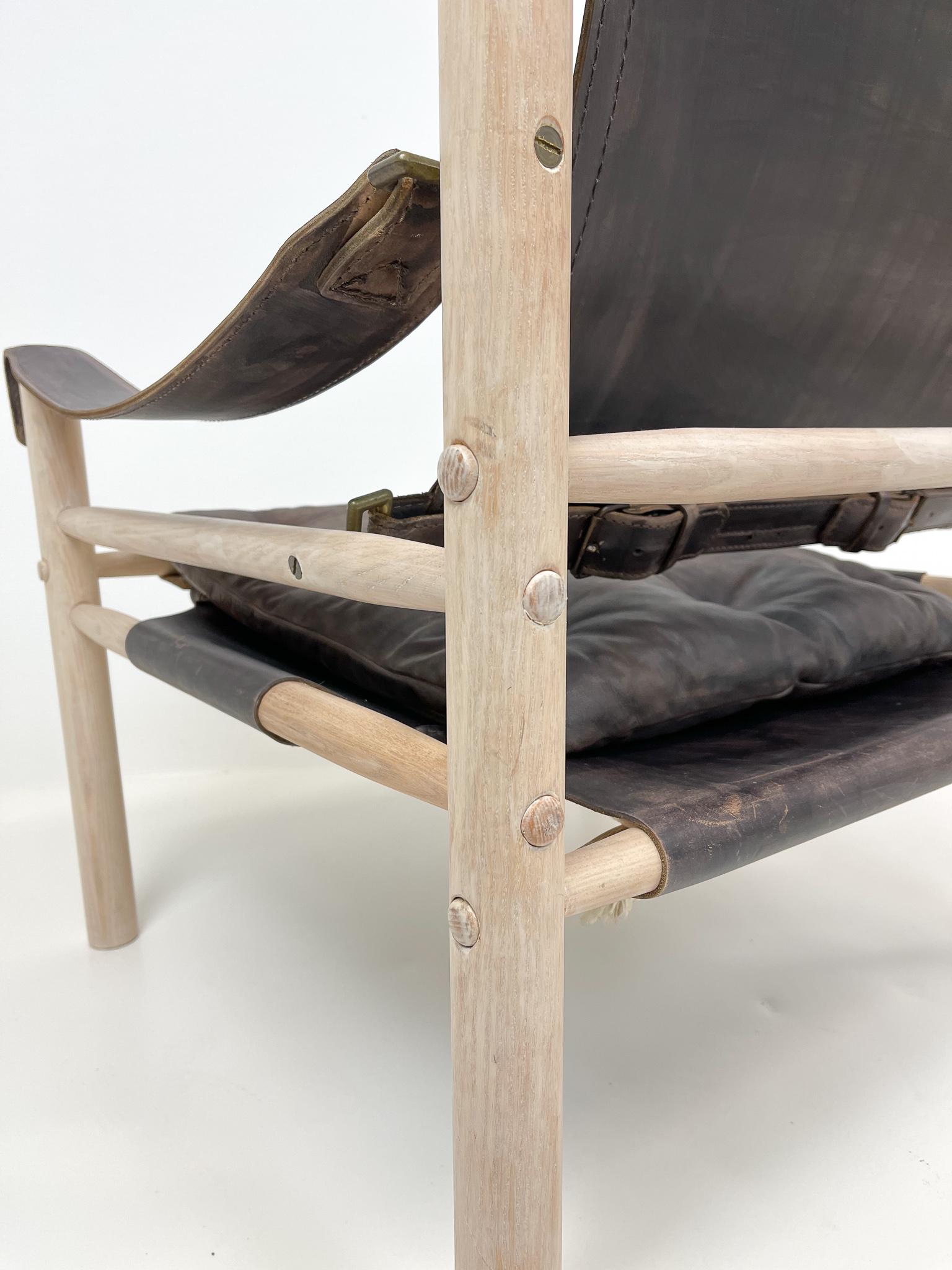 Scandinavien Modern Arne Norell Easy Chair Model Sirocco 1960s 5
