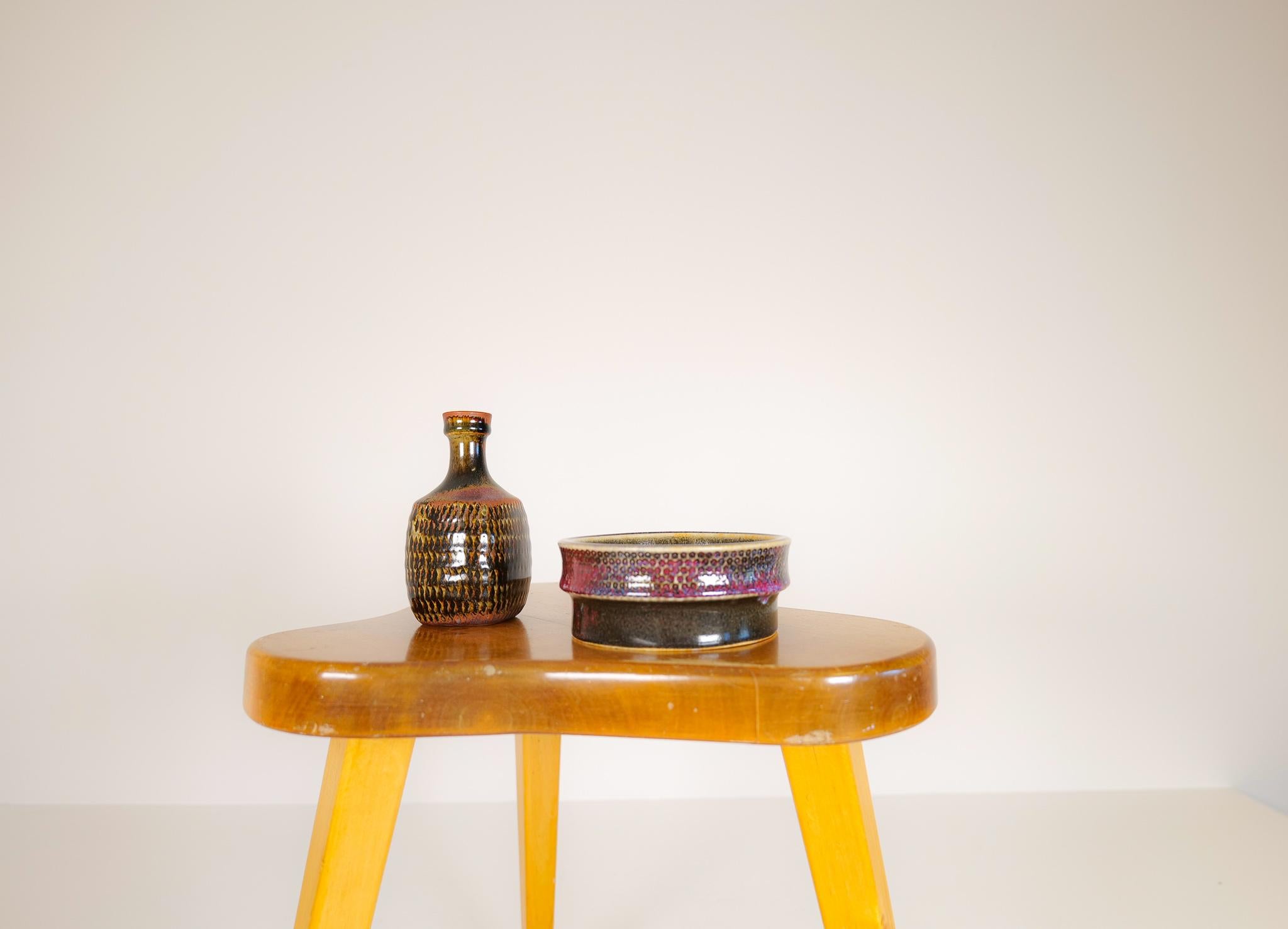 Scandinavien Modern Swedish Stool in Lacquered Birch, 1970s For Sale 9
