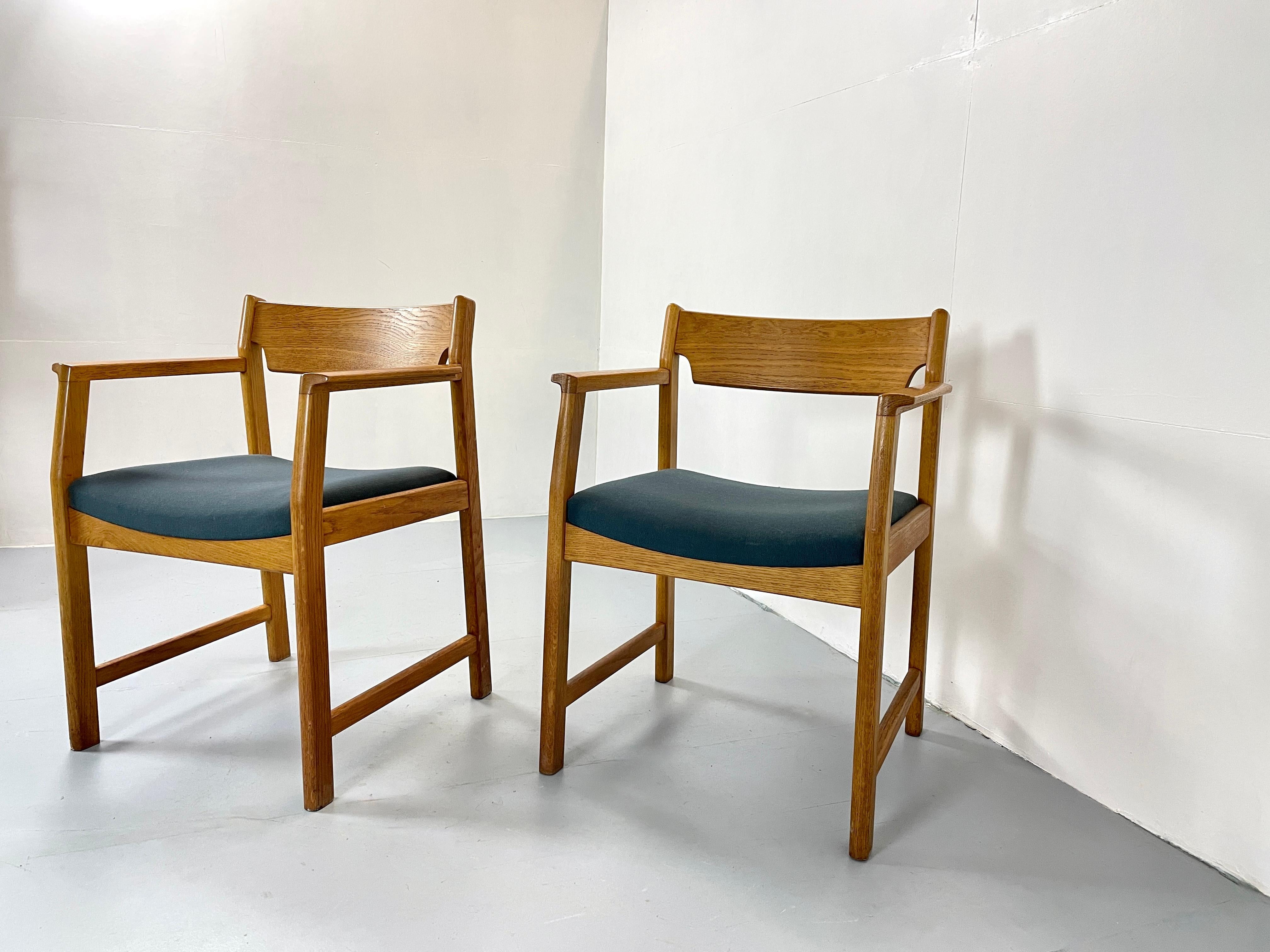 Scanidavian Dinning Chairs in Beautiful Oak In Good Condition In Alsdorf, NW