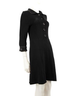 Scanlan & Theodore - Vestito in pelle nera taglia M.